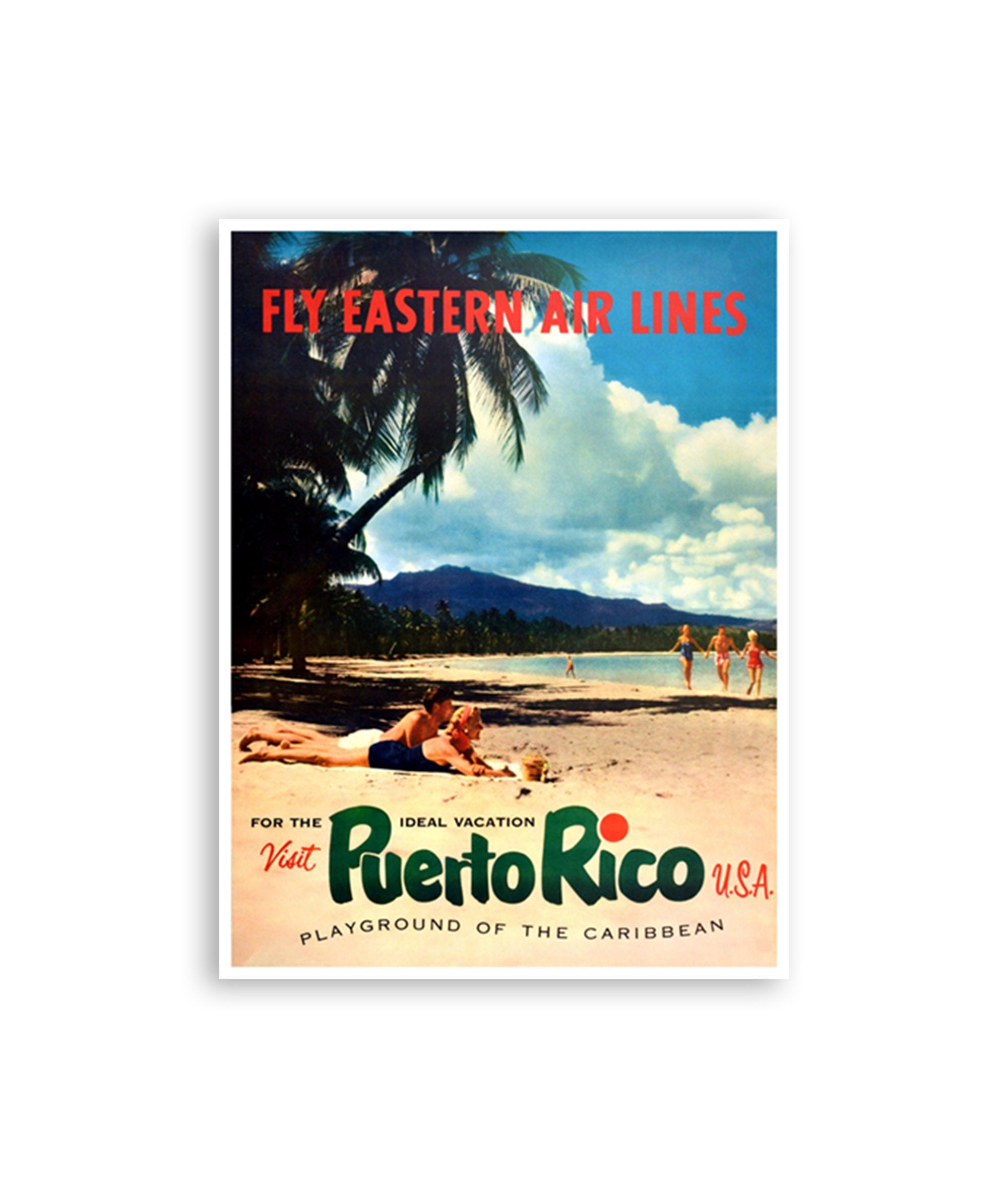 Puerto Rico Poster Travel Print Wall Art (H1054)