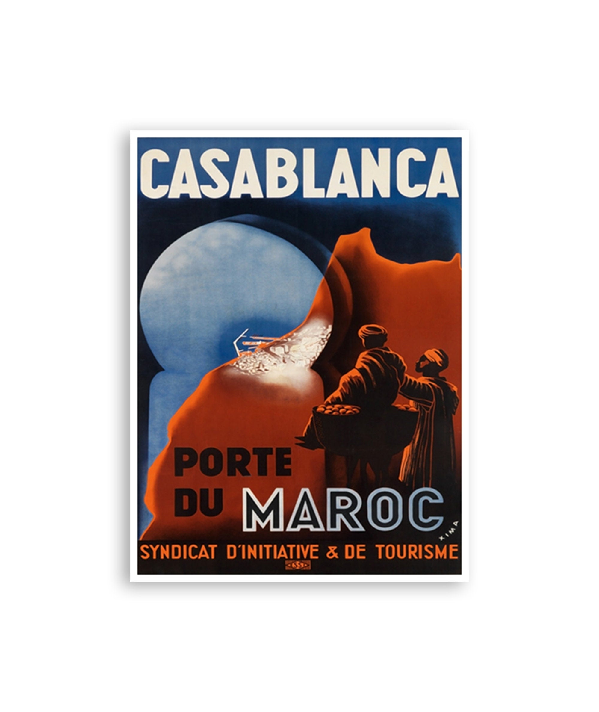 Casablanca Wall Art Morocco Poster Africa Print Home Decor (XR2239)