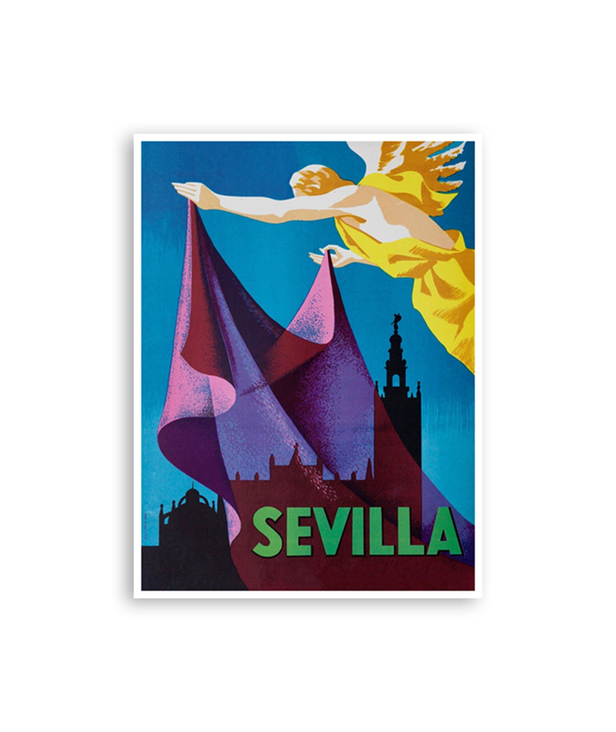Seville Wall Art Spain Print Travel Poster Spanish Home Decor (XR3664)