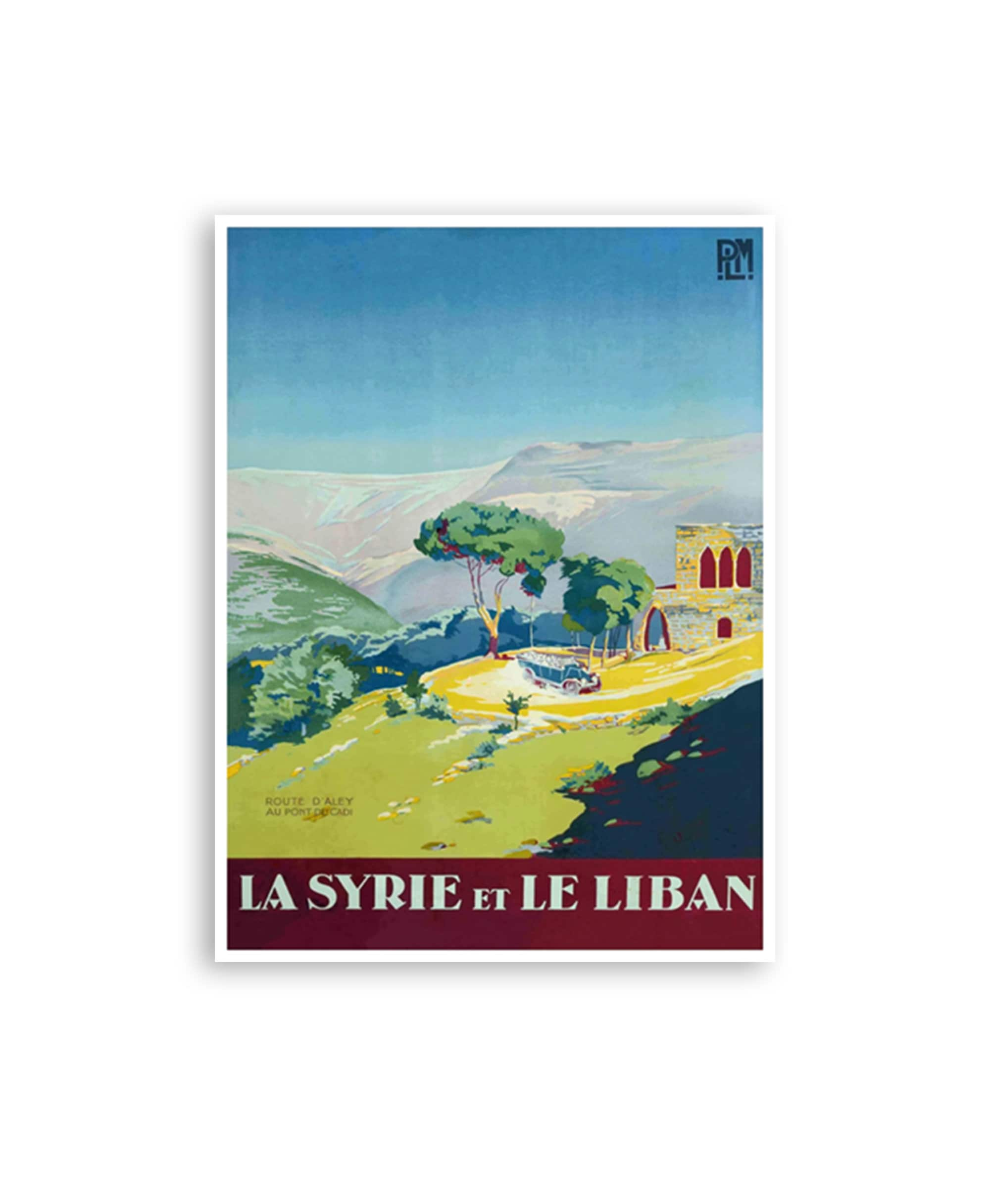 Lebanon Travel Art Syria Print Poster (XR3398)