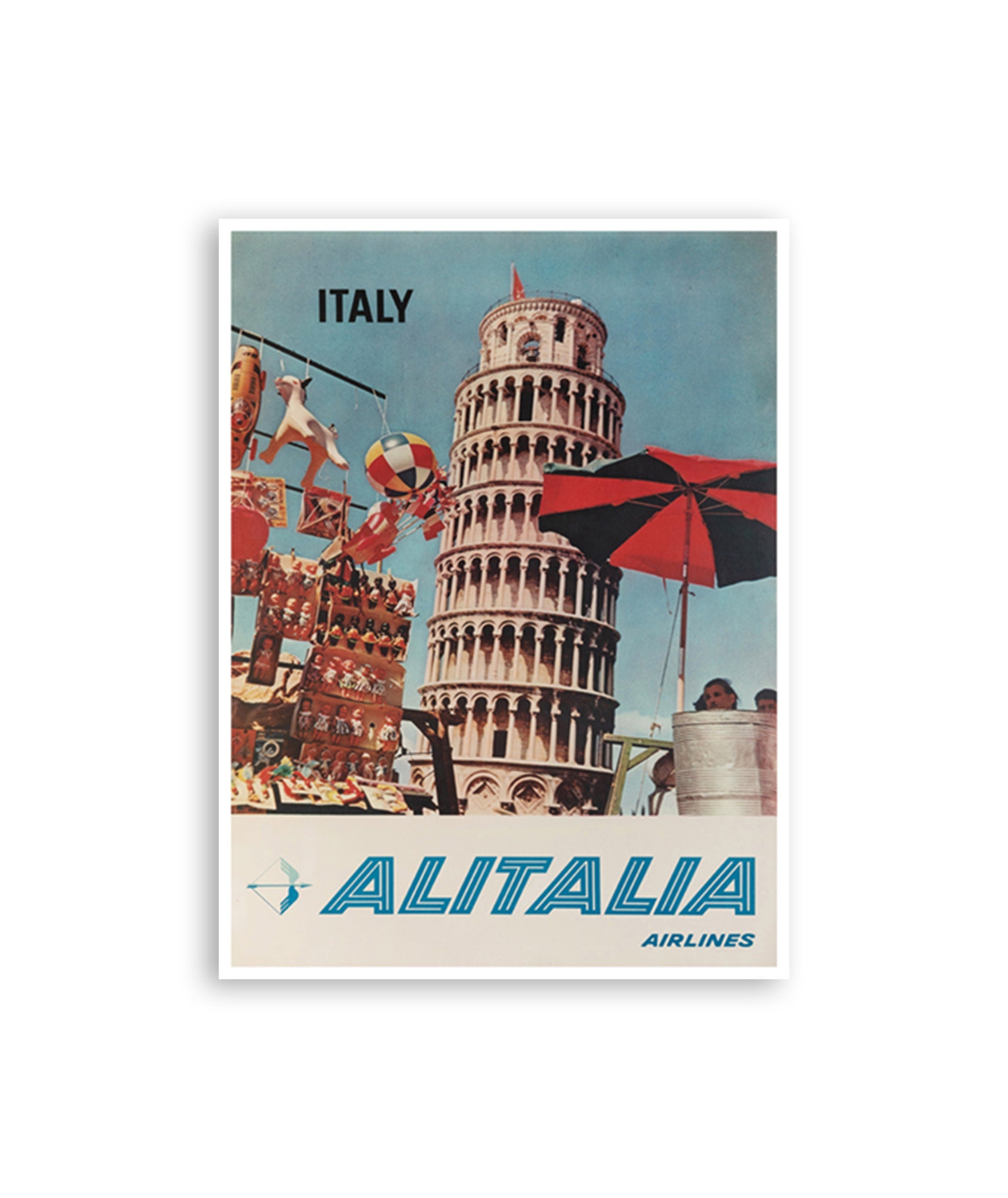 Retro Italy Art Vintage Italian Travel Poster (H1089)