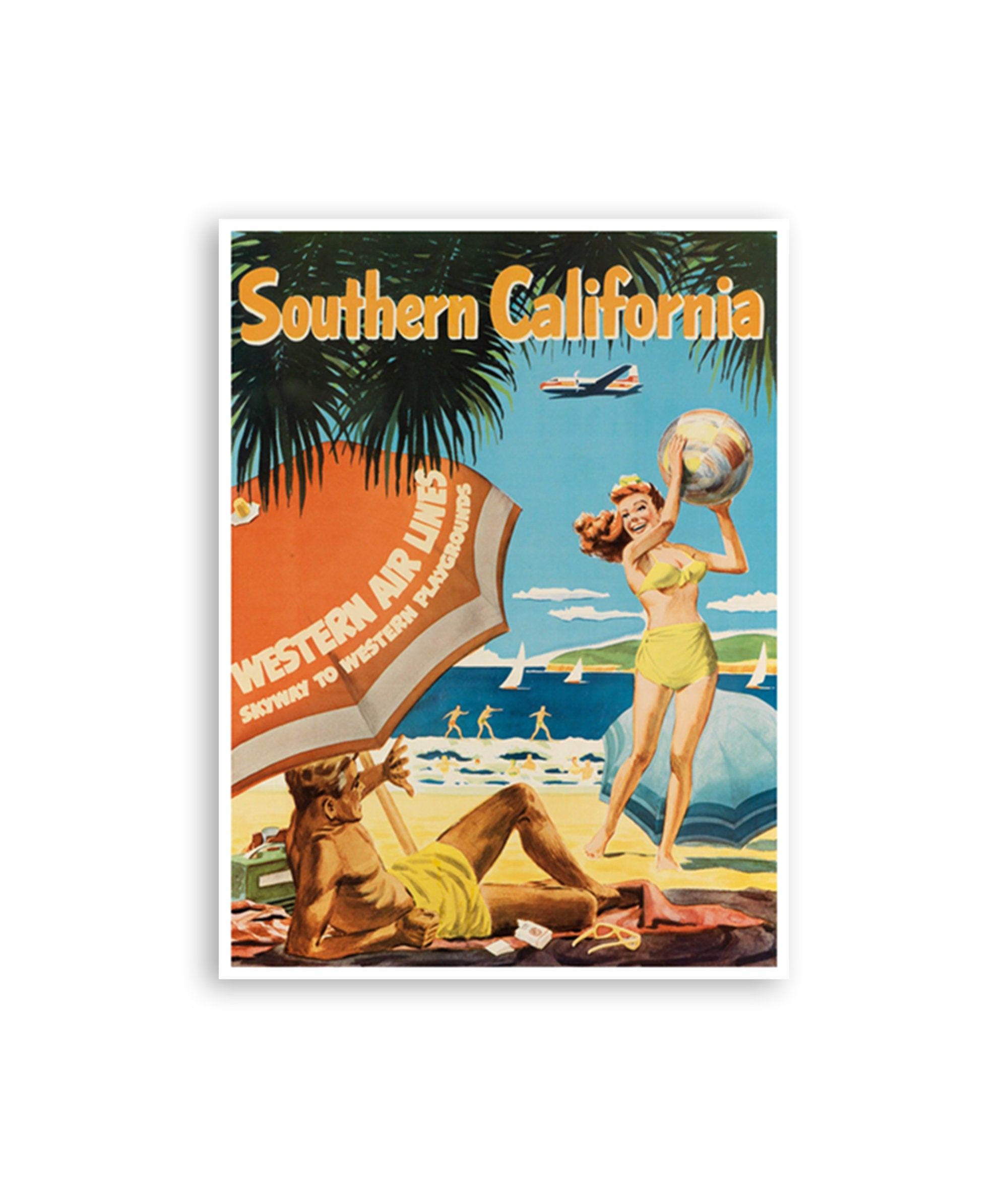 Southern California Art Travel Poster Print (H1092)