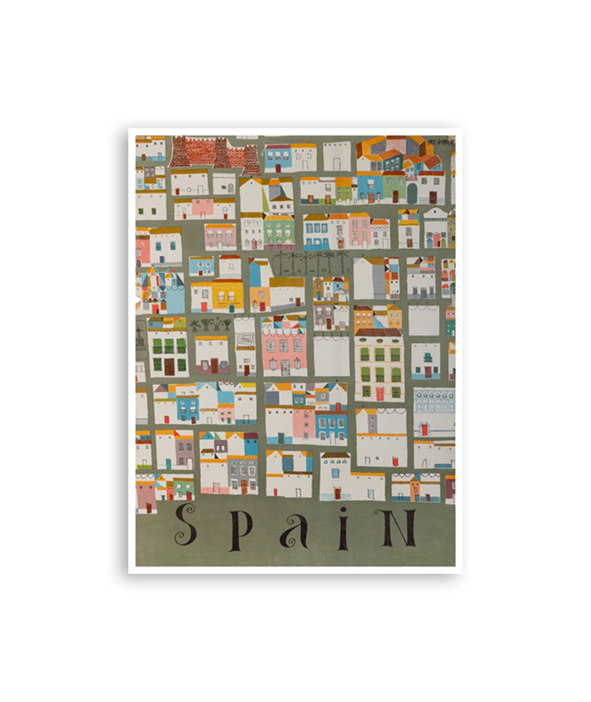 Spain Travel Poster Spanish Art Print Decor (XR3735)