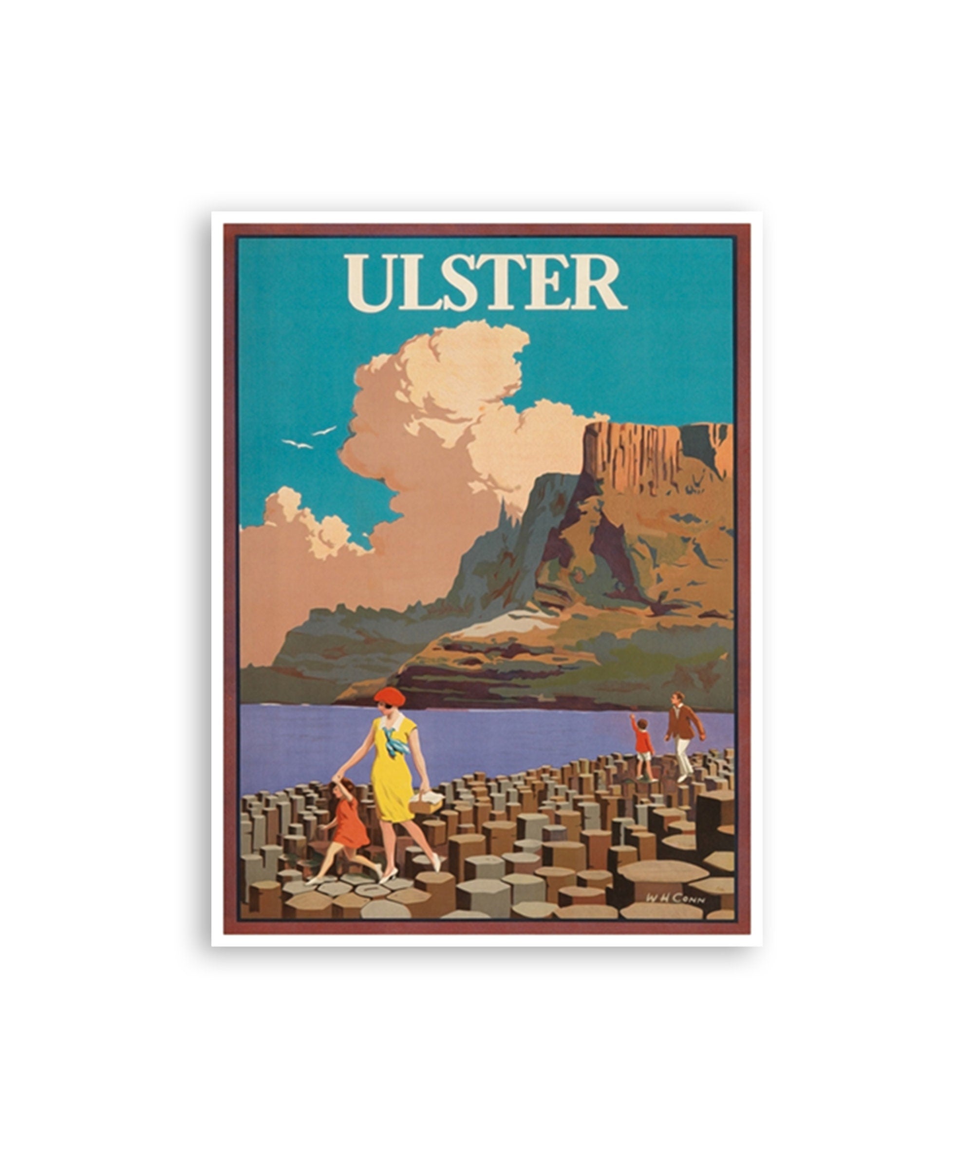 Ulster Ireland Art Travel Poster Print (H856)