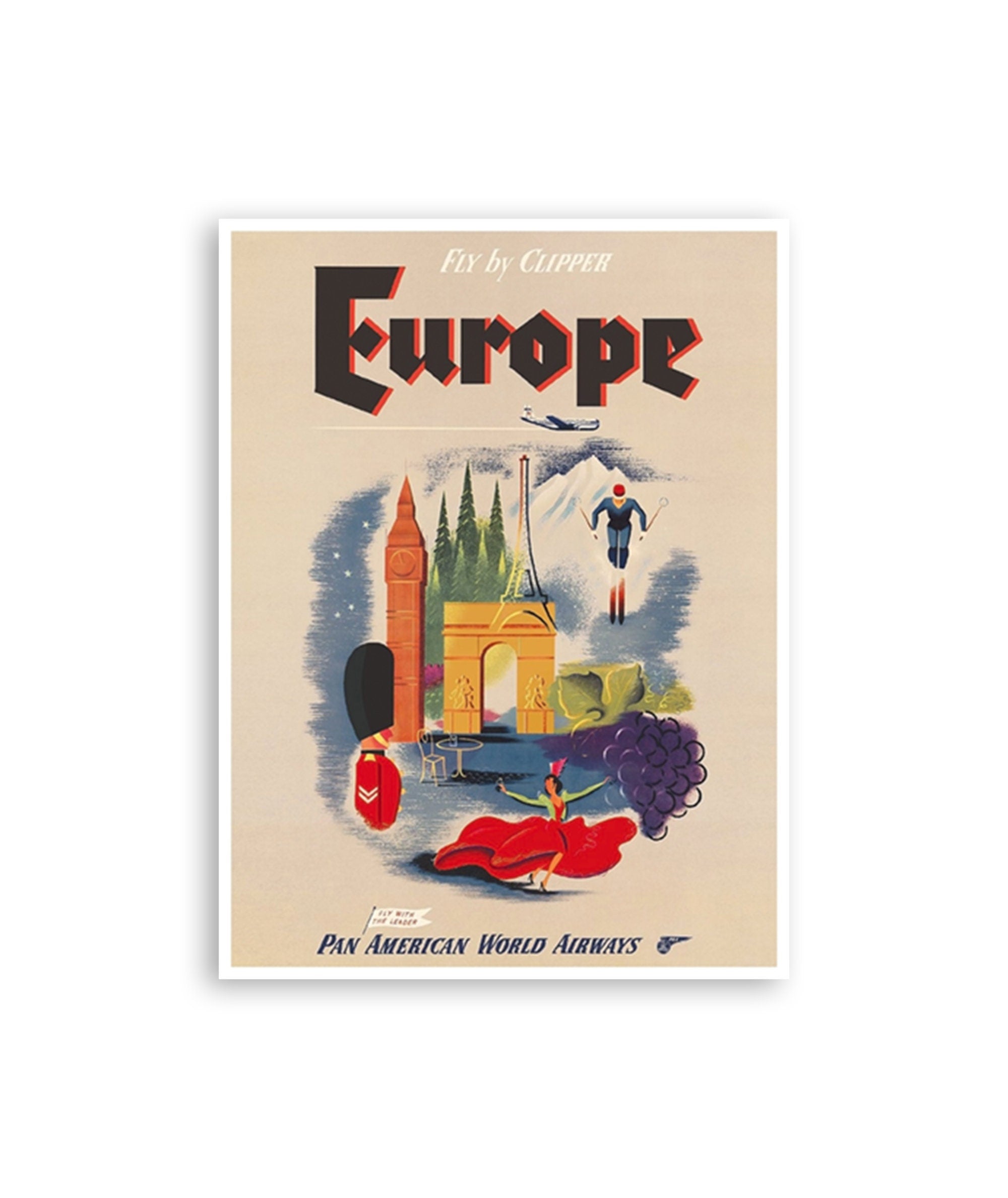 Europe Wall Art Poster Tourism Print (XR1321)