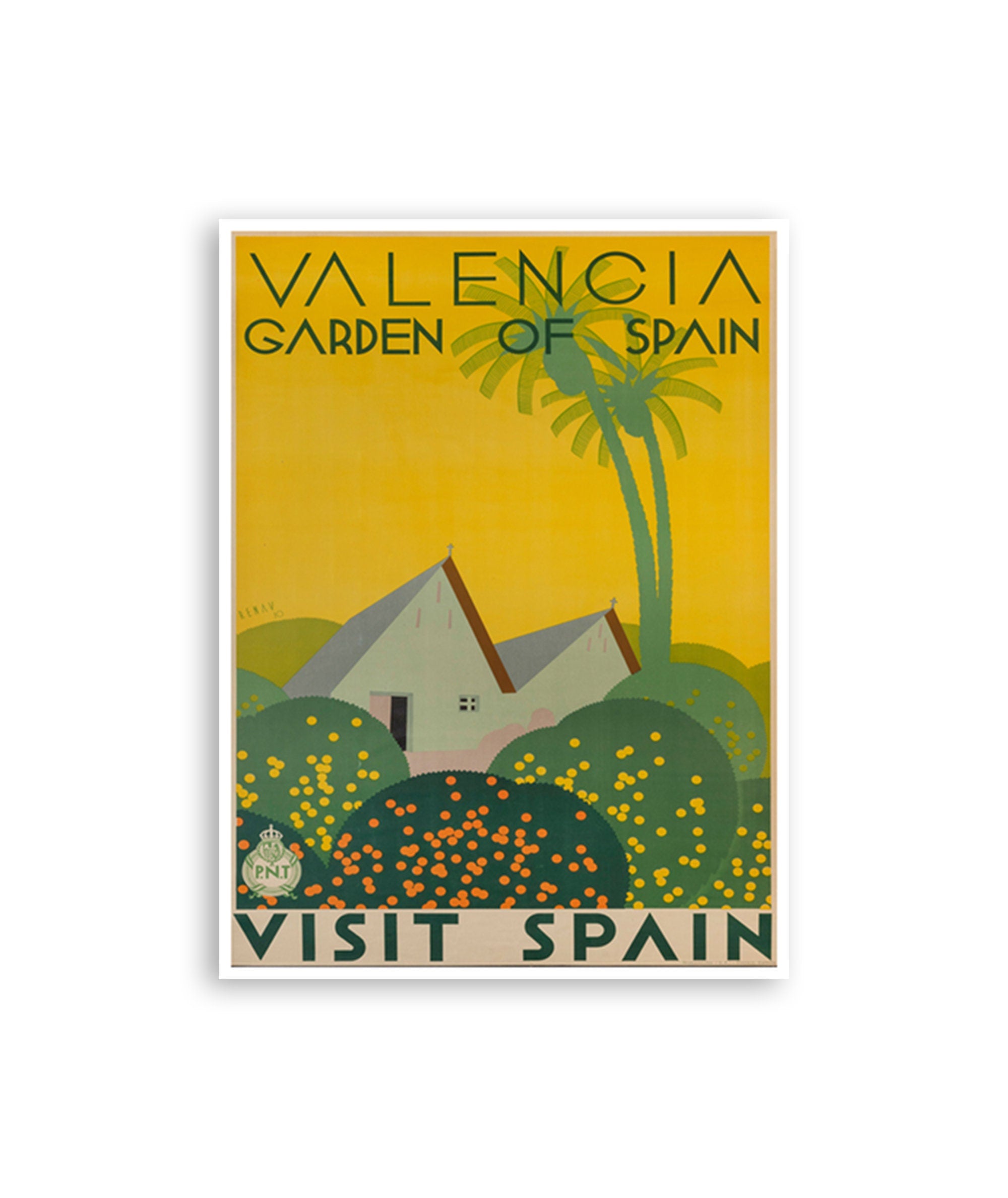 Valencia Wall Art Spain Travel Poster Spanish Poster Print (XR3818)