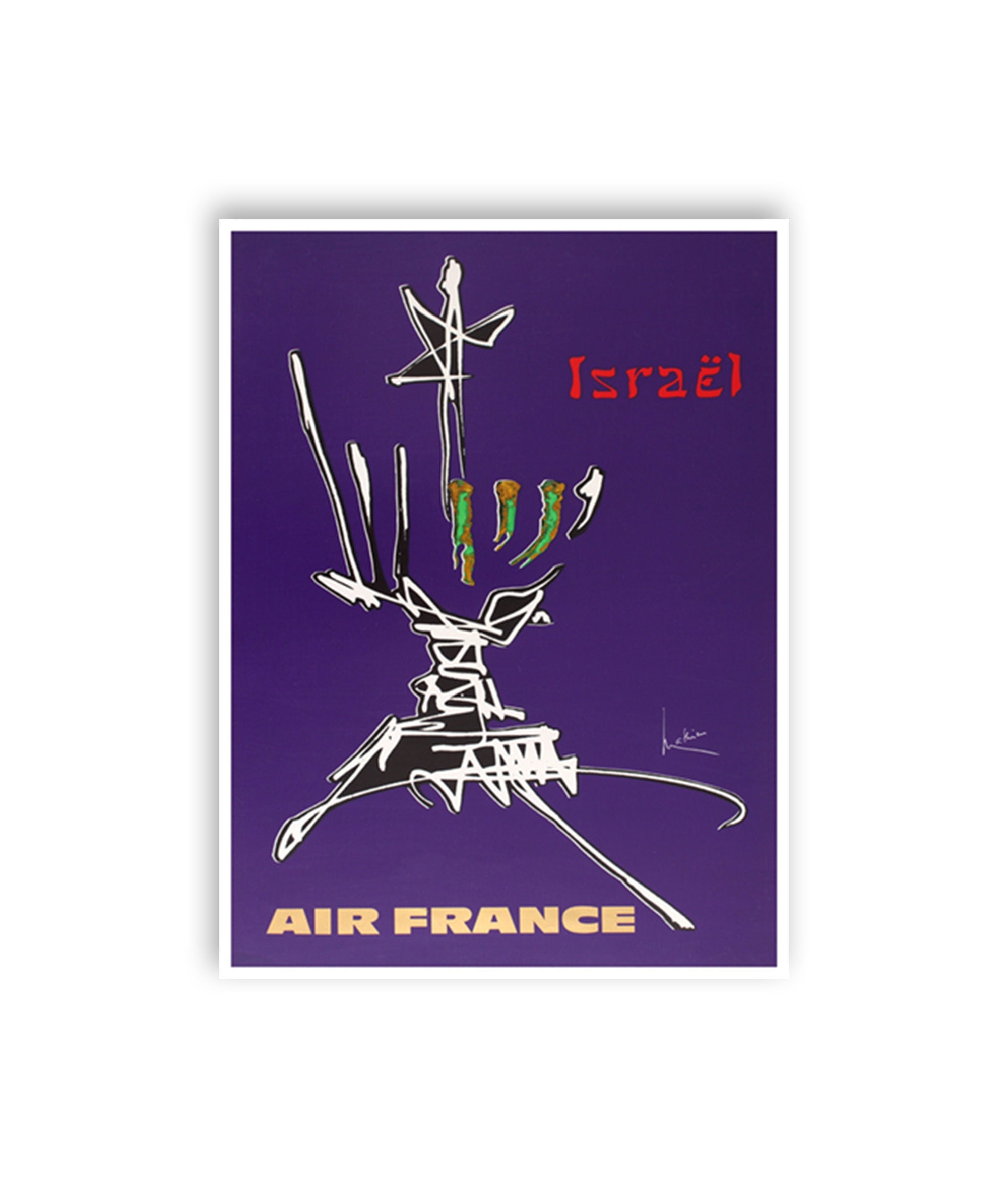 Israel Travel Art Print Poster Vintage Home Decor (XR3848)