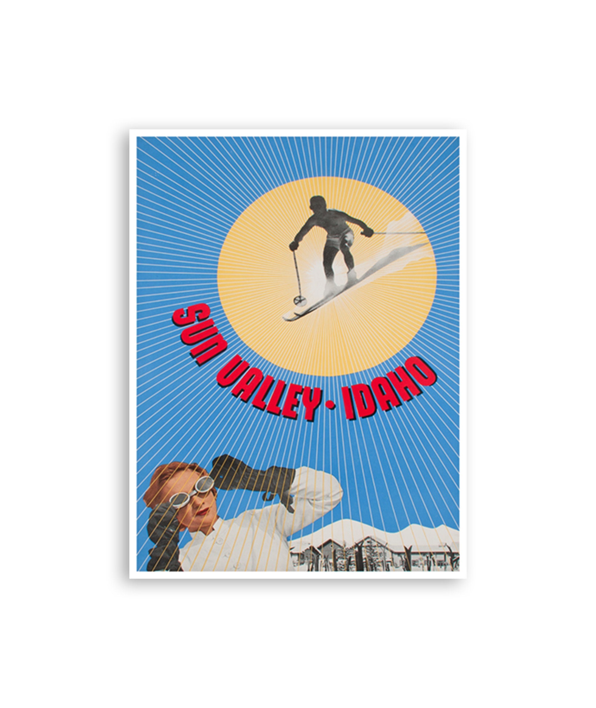 Sun Valley Art Idaho Travel Poster Vintage Sports Print (H1119)