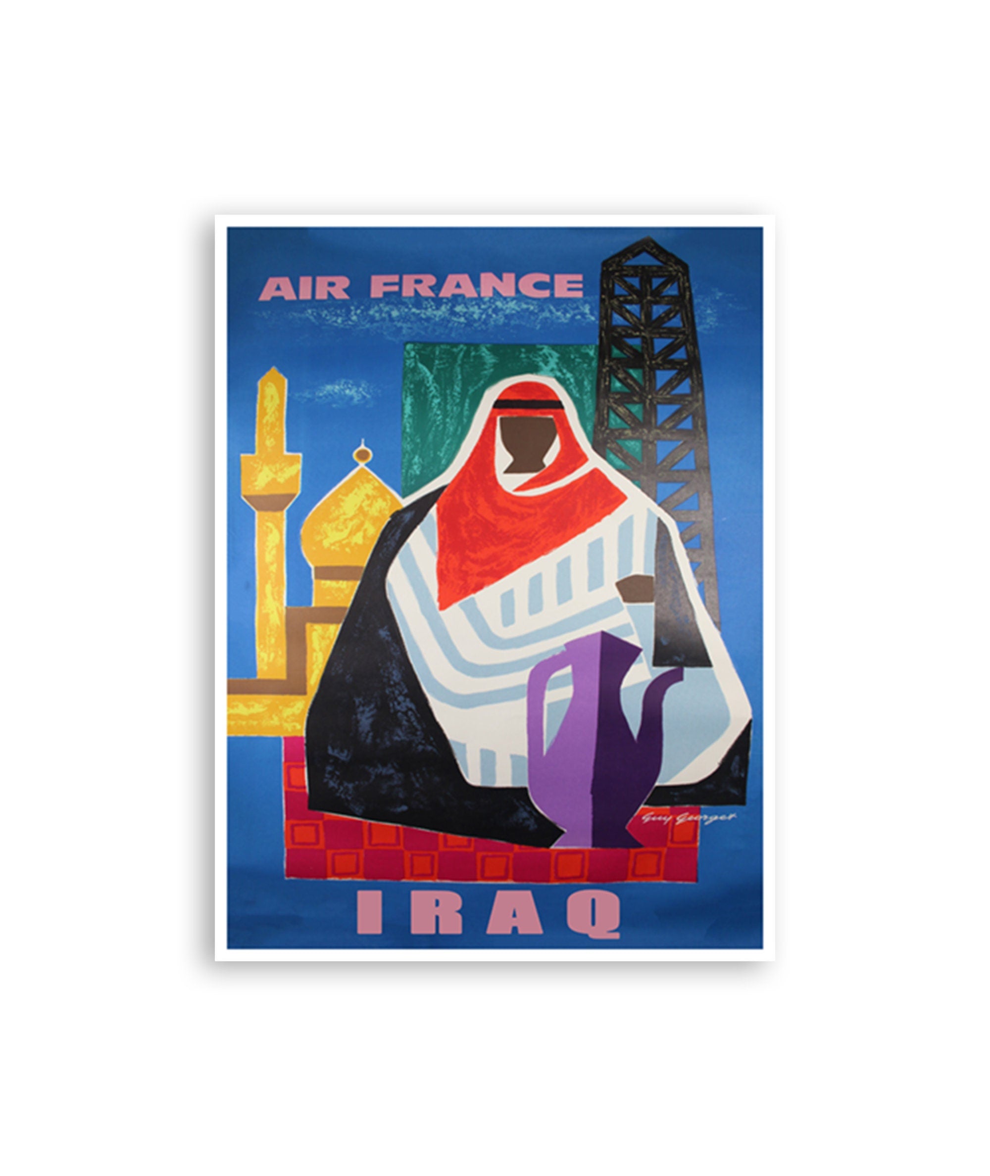 Iraq Wall Art Travel Poster Print (XR3875)