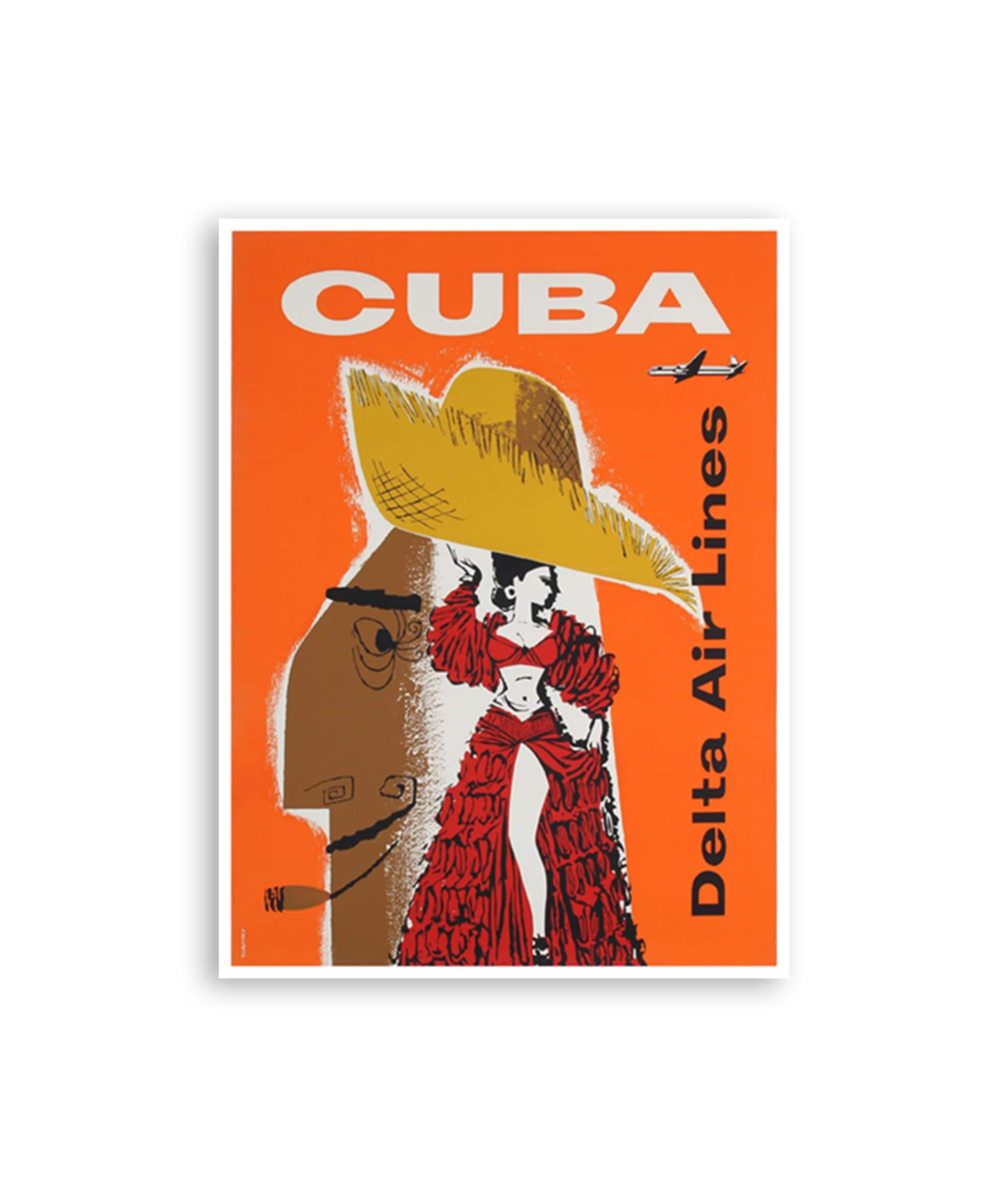 Cuba Wall Art Havana Travel Poster (H1140)