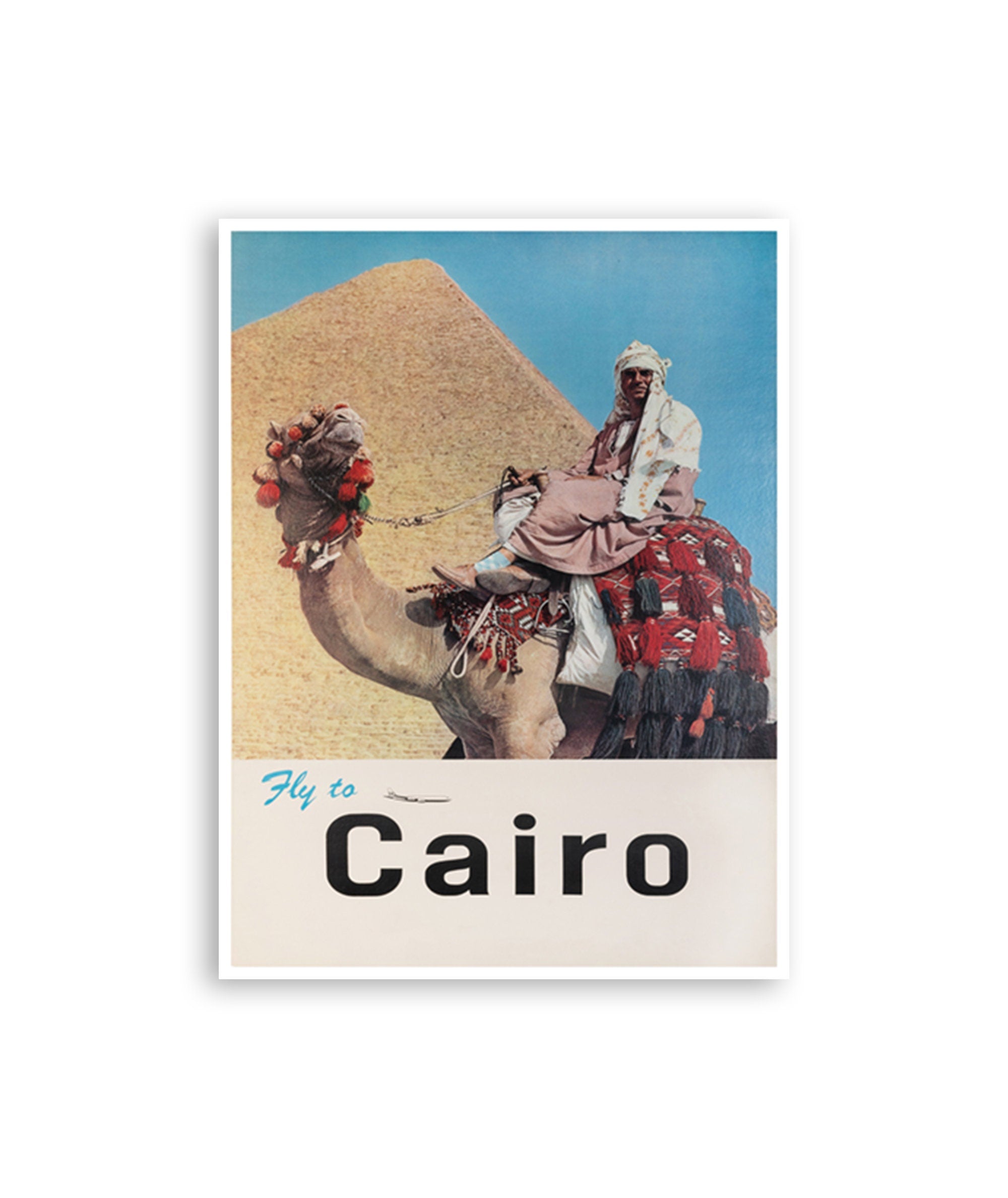 Egypt Travel Poster Cairo Wall Art Print (H1121)