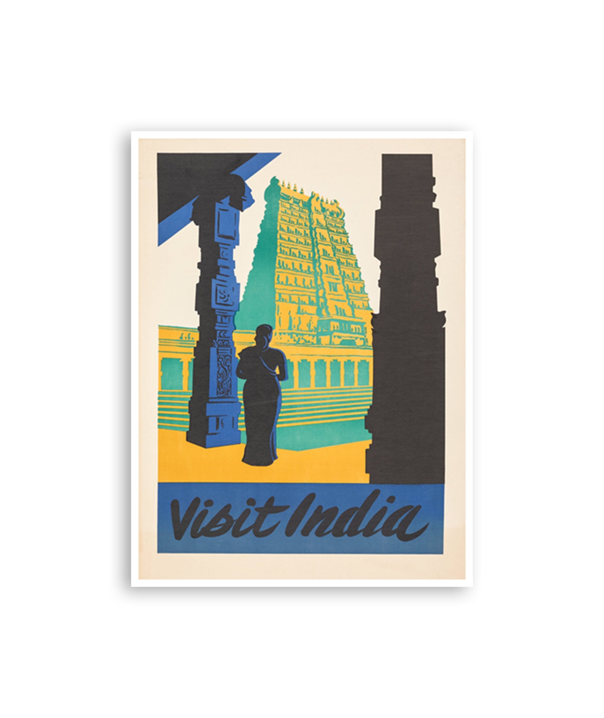 India Travel Poster Wall Art Print (H1146)