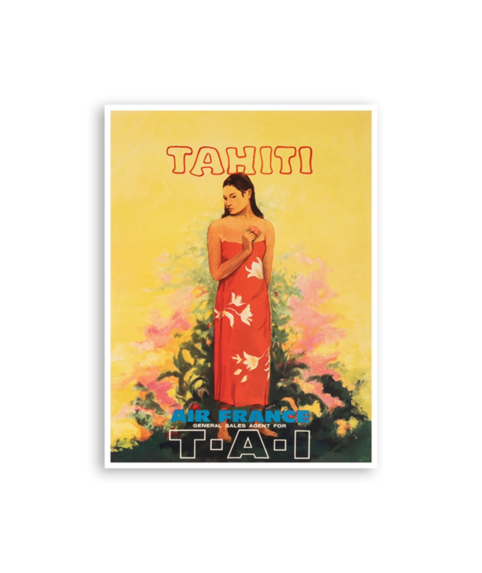 Tahiti Wall Art Travel Poster Print Home Decor (XR2186)