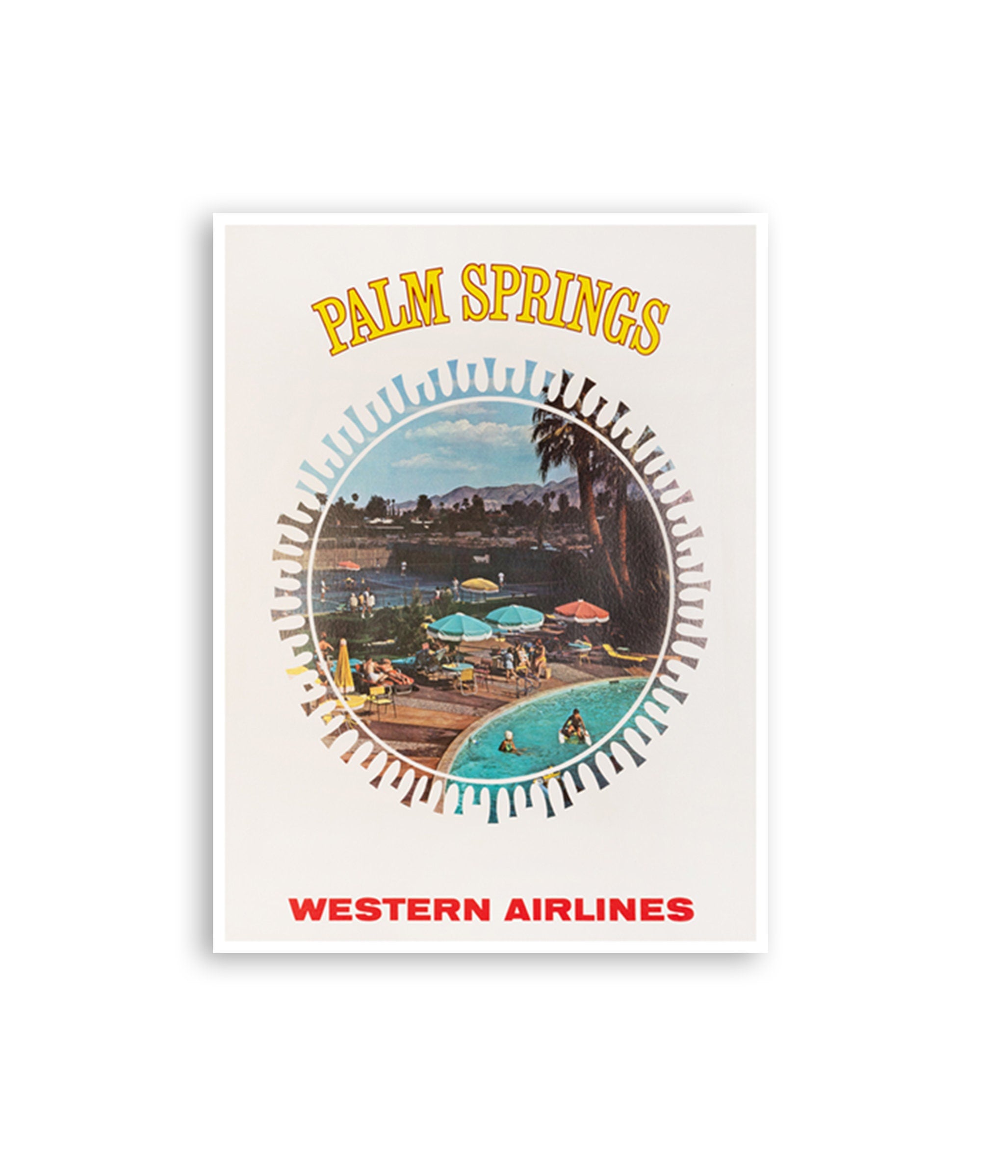 Palm Springs Art Travel Poster Print California Decor (H1186)