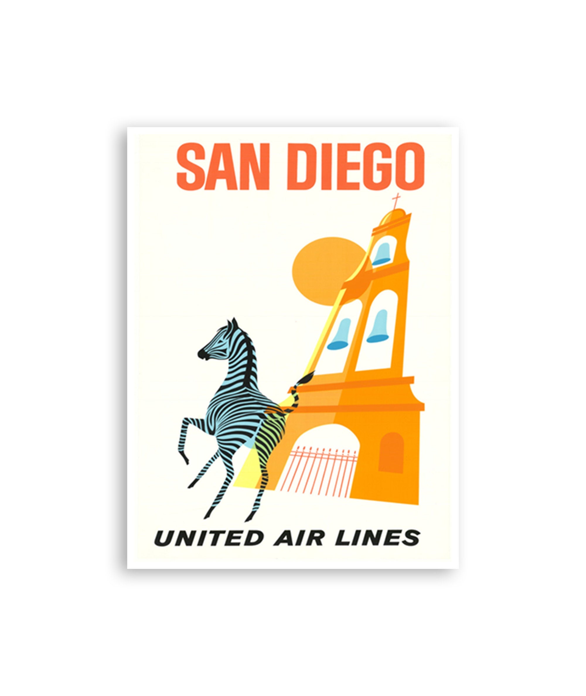 San Diego Art Travel Poster California Print Home Decor (XR3940)
