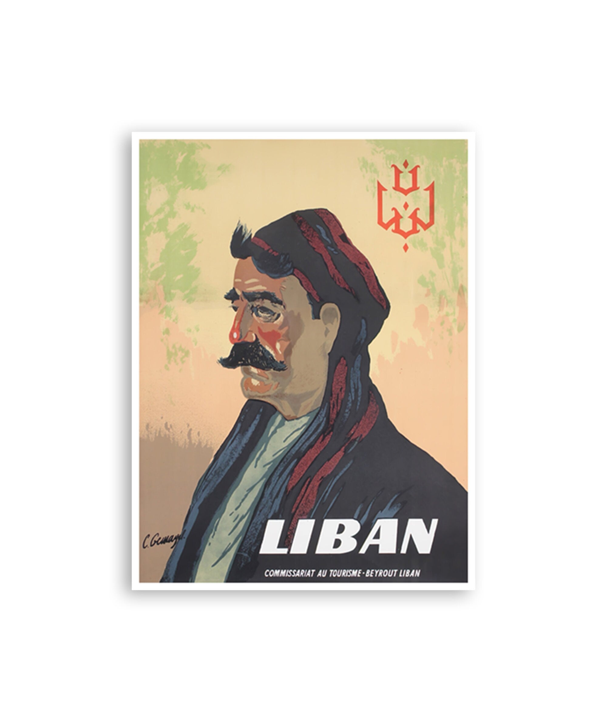 Lebanon Vintage Art Poster Travel Print Home Decor (XR4008)