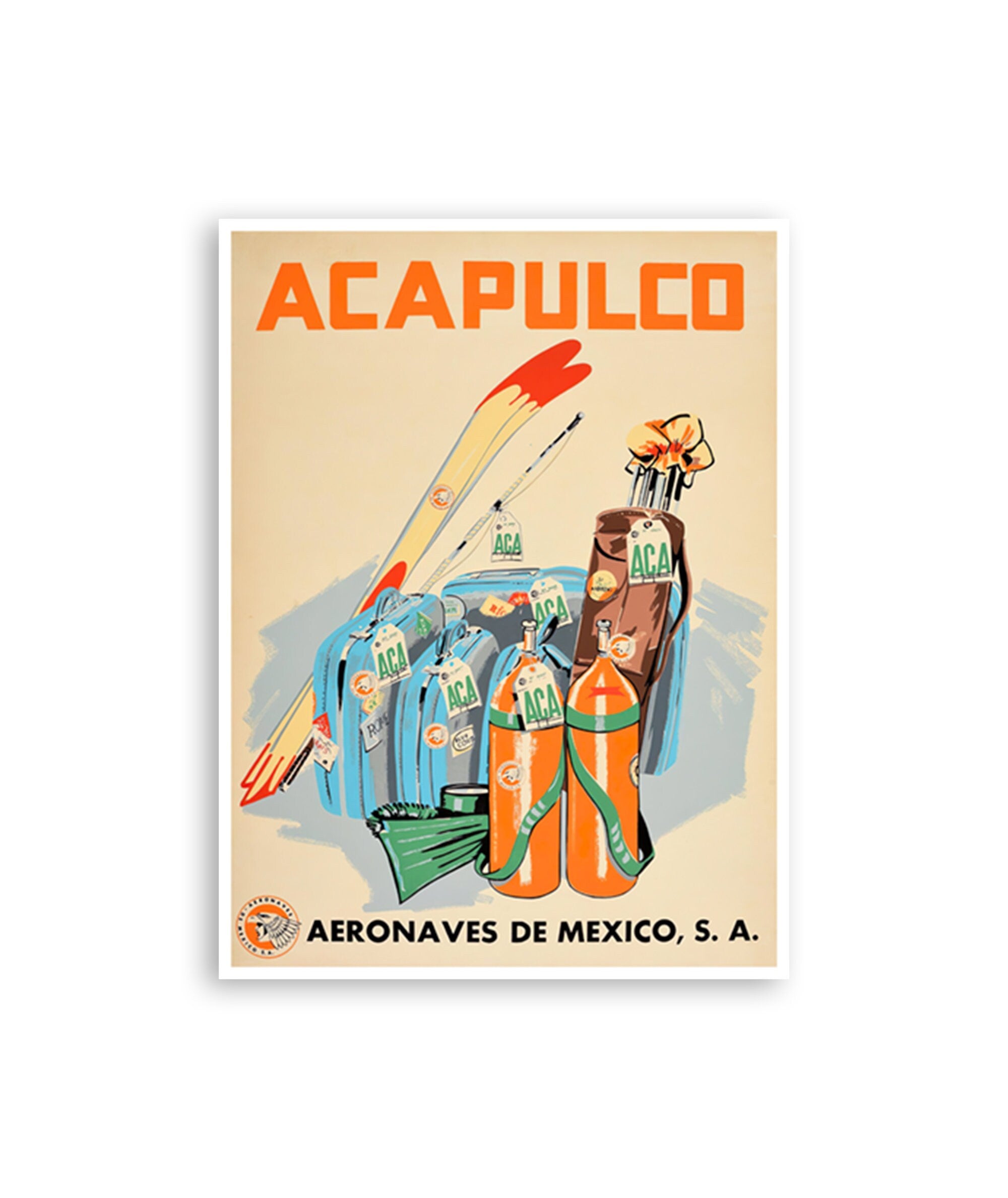 Acapulco Travel Poster