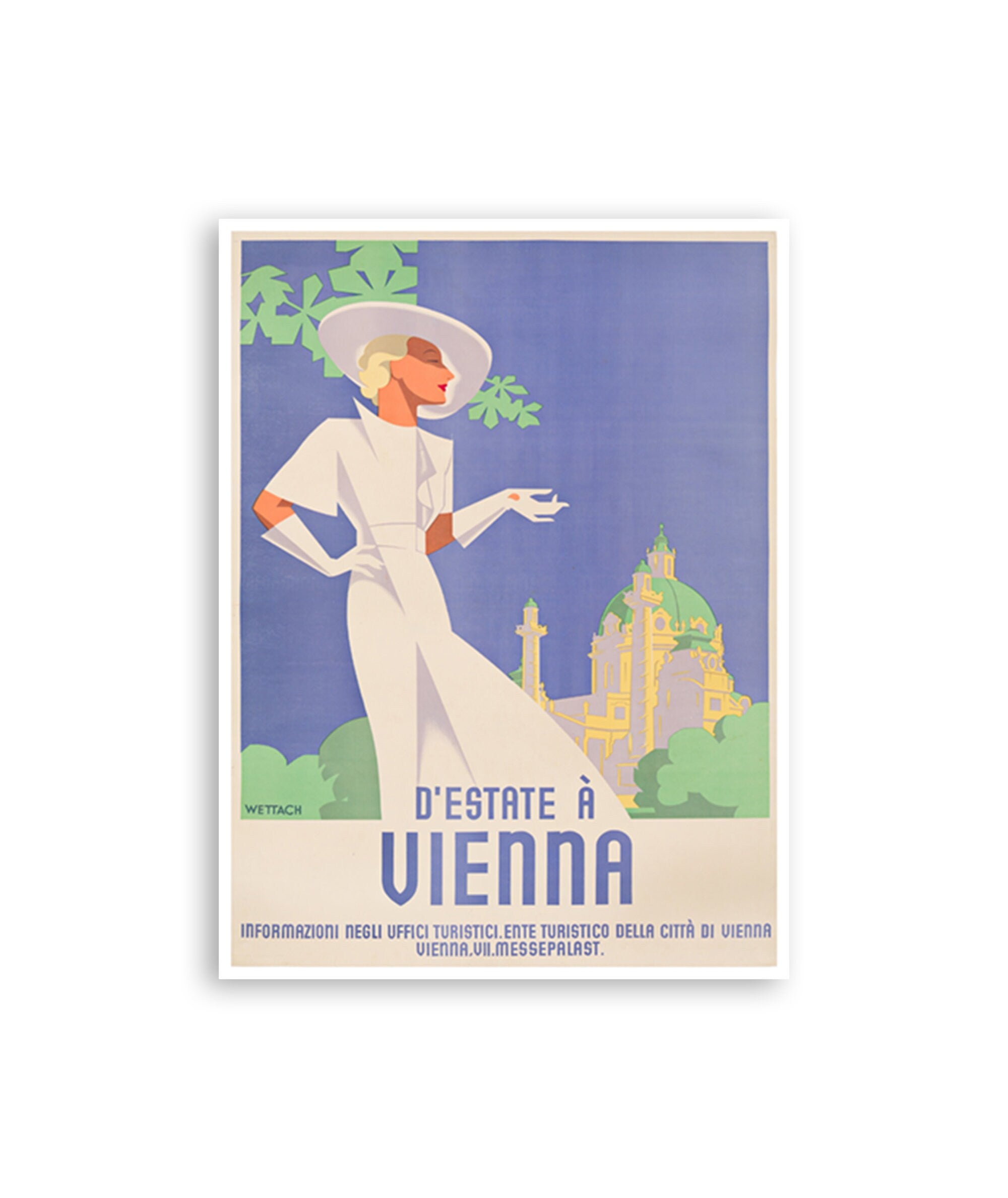 Vienna Austria Print Art Travel Poster Home Decor (XR4155)