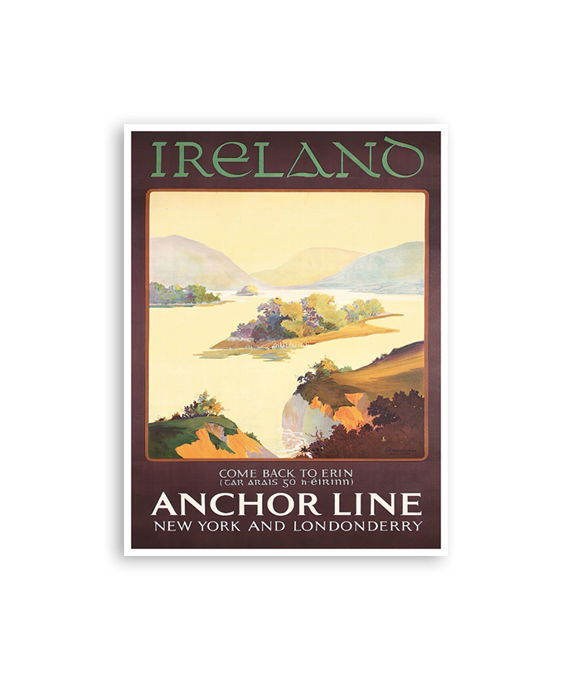 Ireland Poster Print Travel Art Irish Home Decor (XR4083)