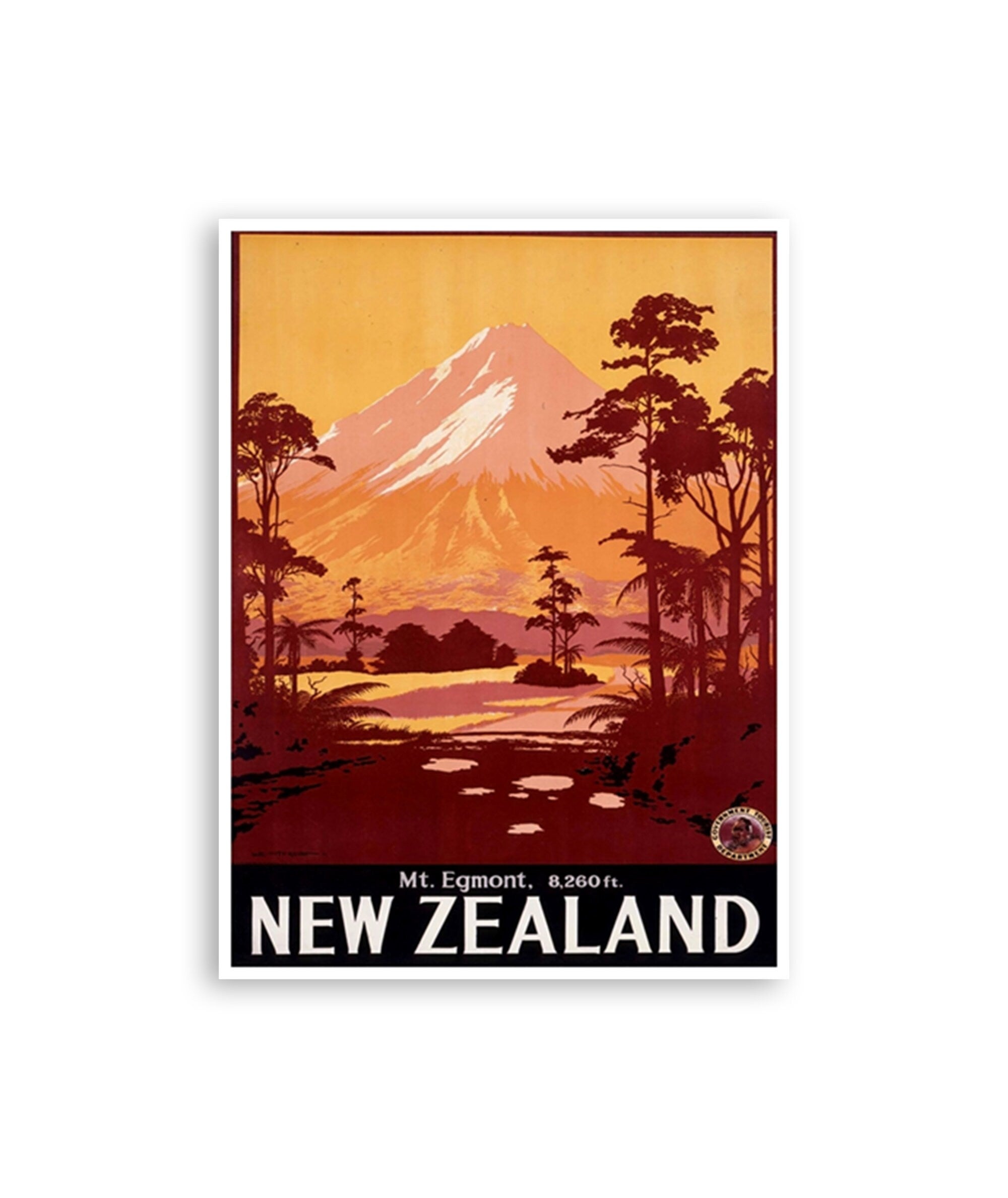 New Zealand Travel Print Poster Wall Art (XR139)