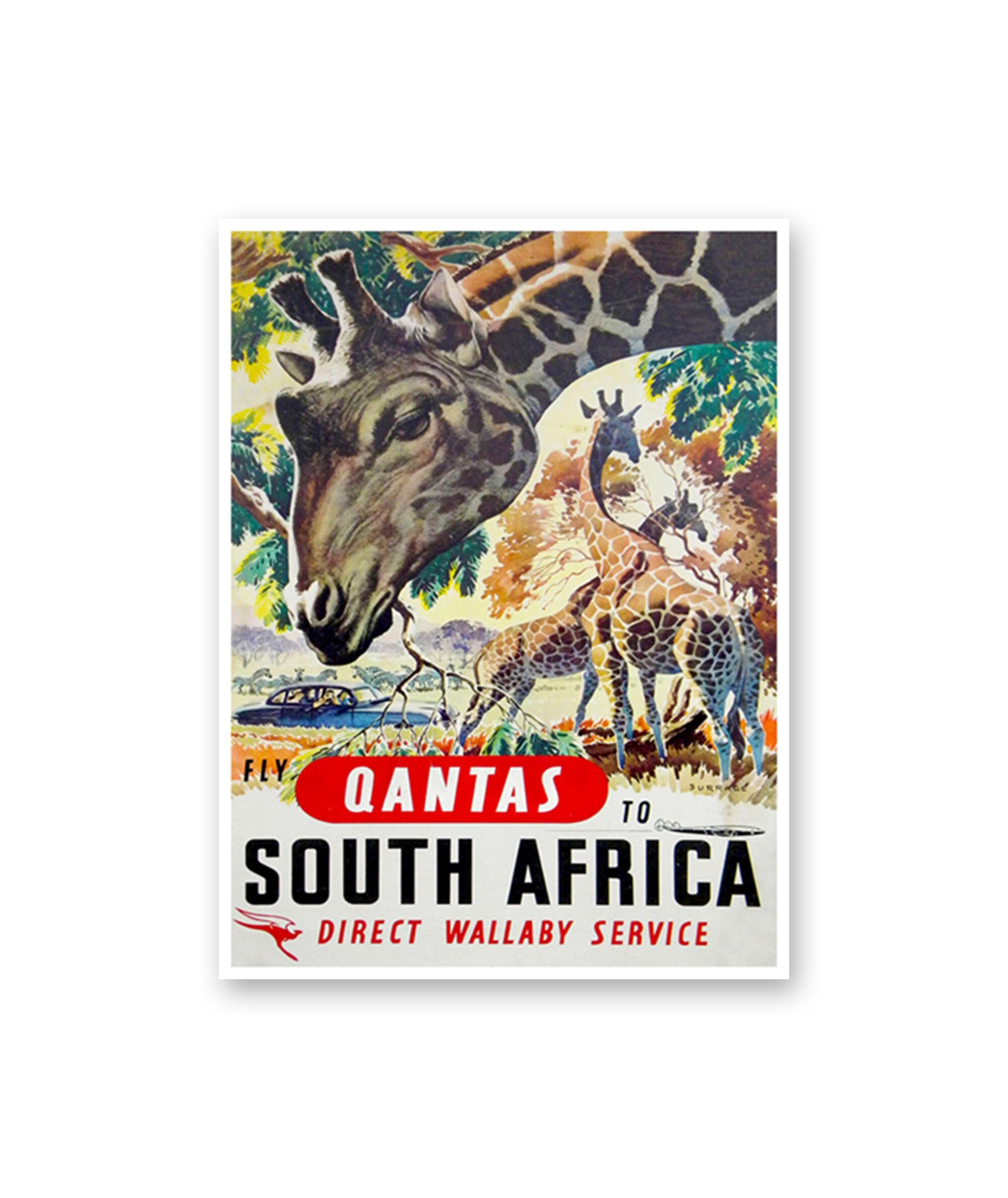 Qantas Travel Poster