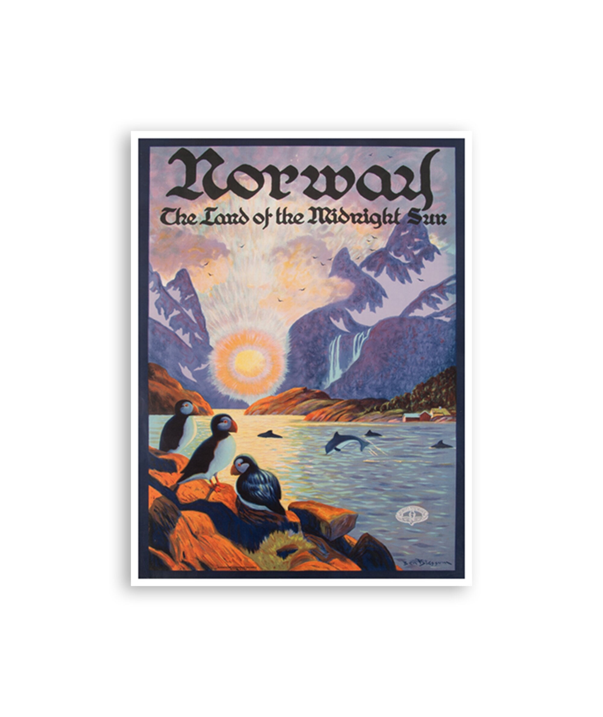 Norway Travel Poster Norwegian Art Home Decor Print (TR79)