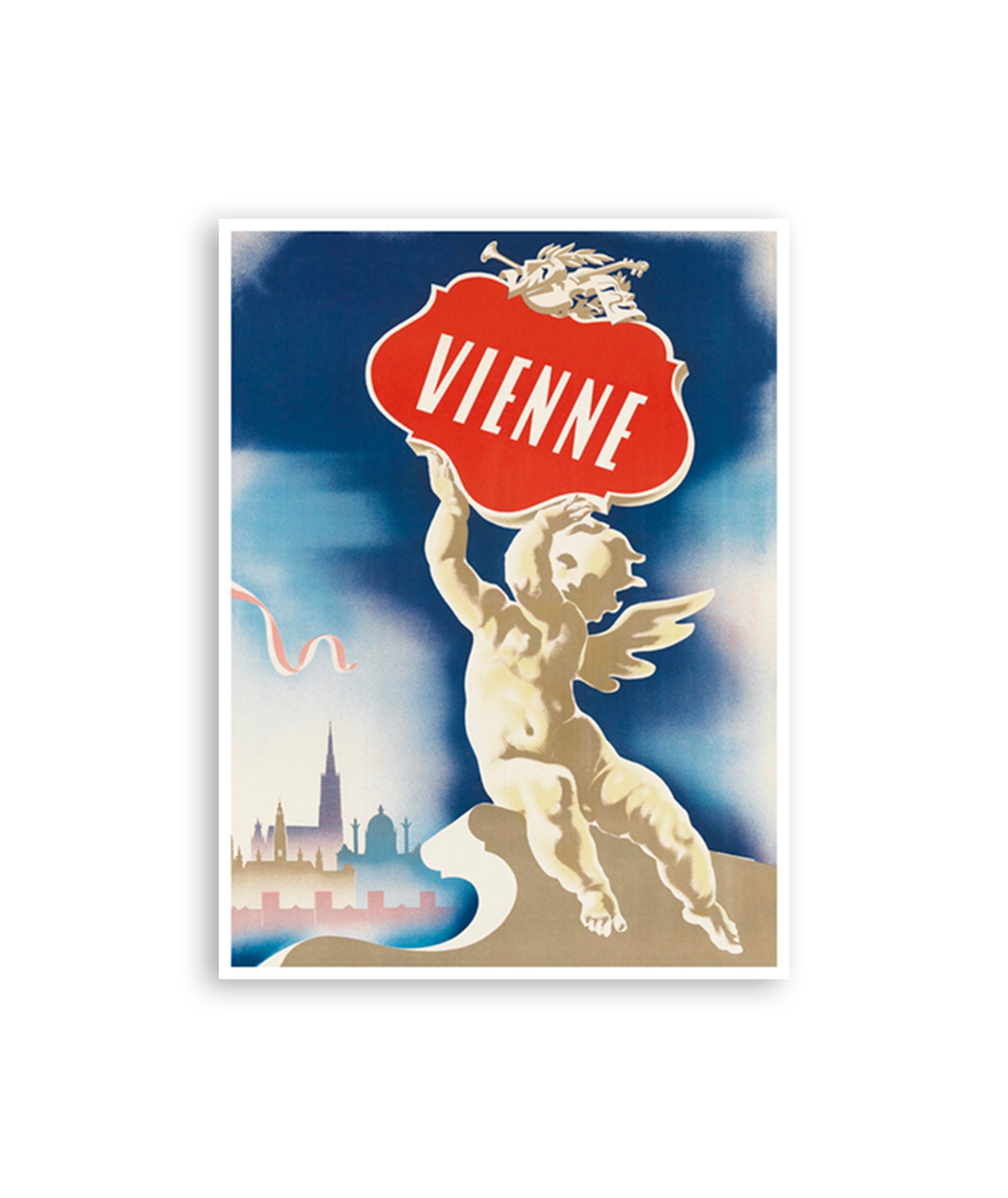 Vienne Wall Art France Travel Poster French Print Vintage Home Decor (XR3558)