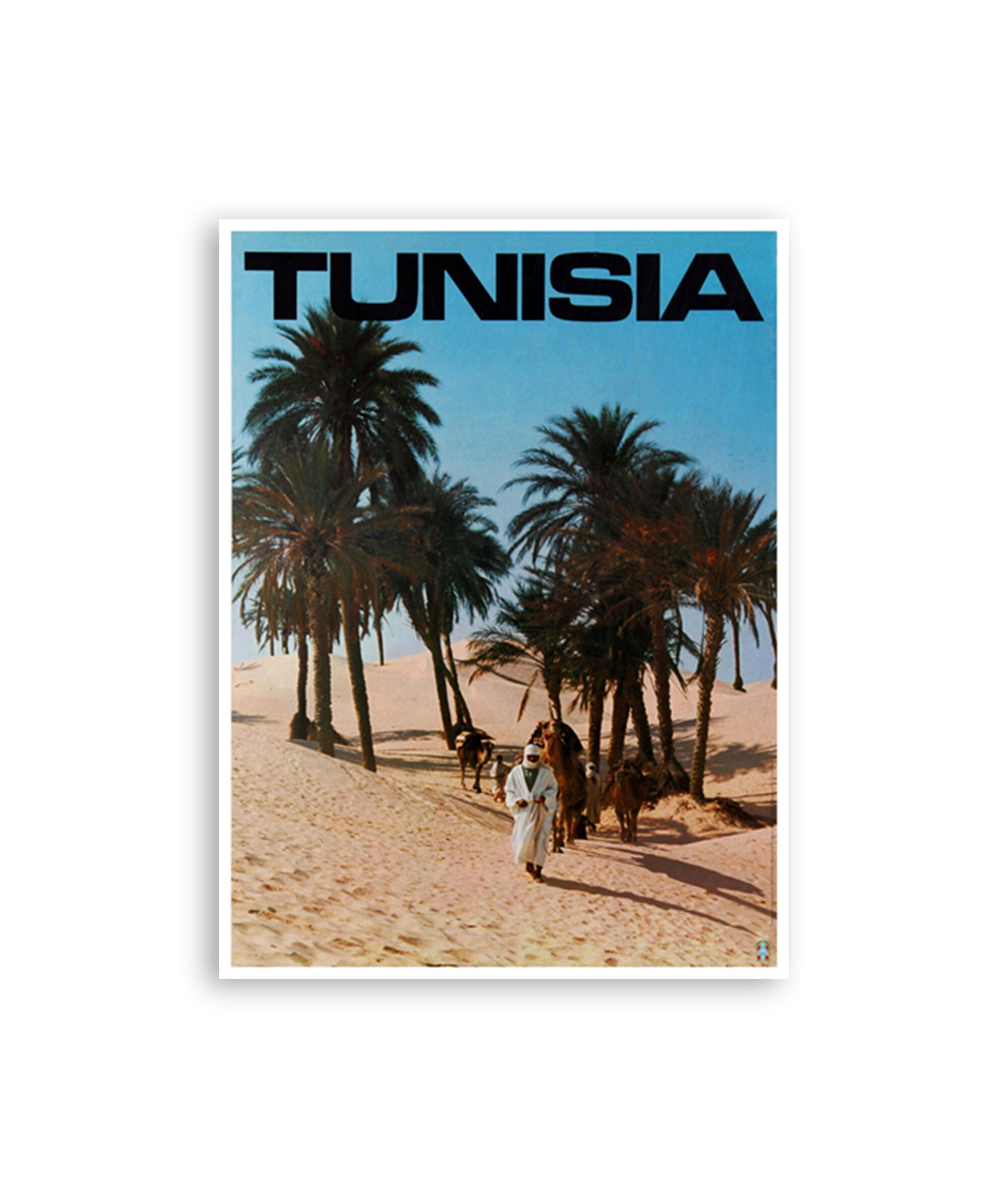 Tunisia Print North Africa Poster Vintage Travel Art African Decor (H831)