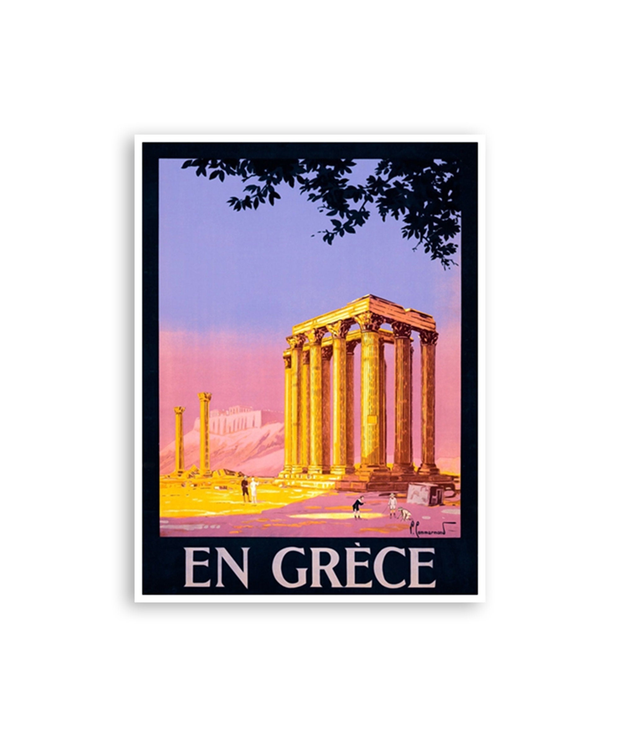 Greece Travel Poster Greek Decor Wall Art Print (ZT252)