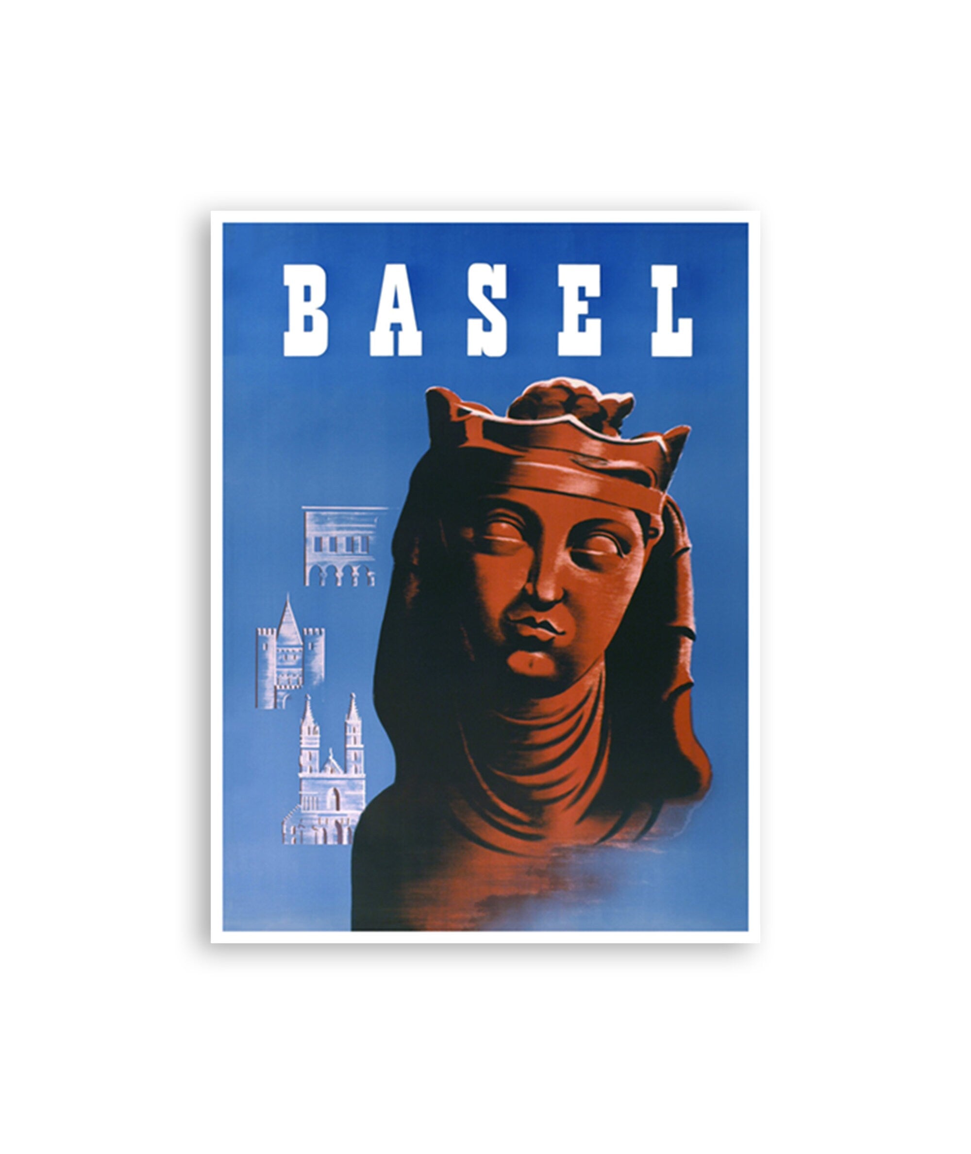Basel Switzerland Art Swiss Travel Poster Decor Retro Print (XR3216)
