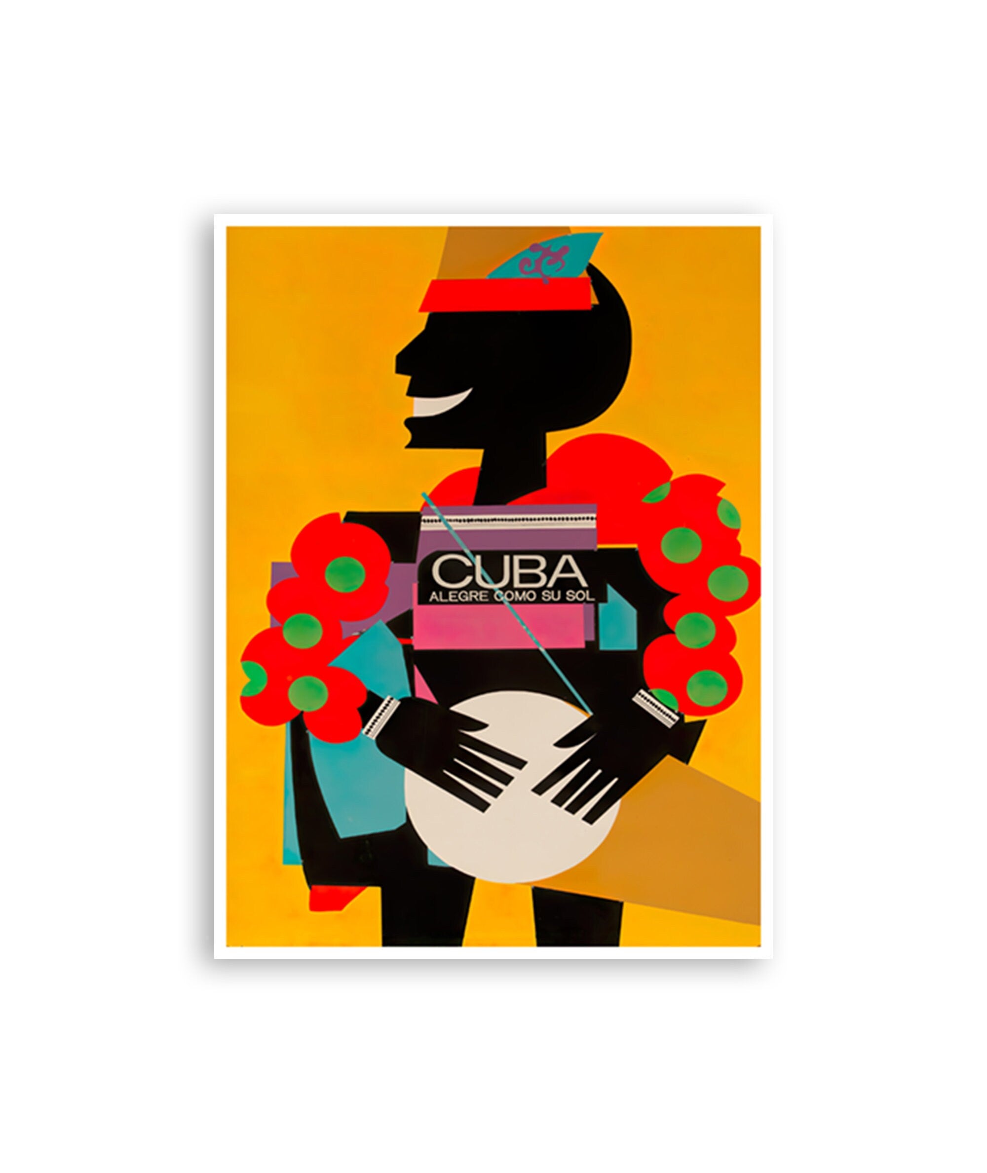 Cuba Art Travel Poster Vintage Cuba Print (XR4051)