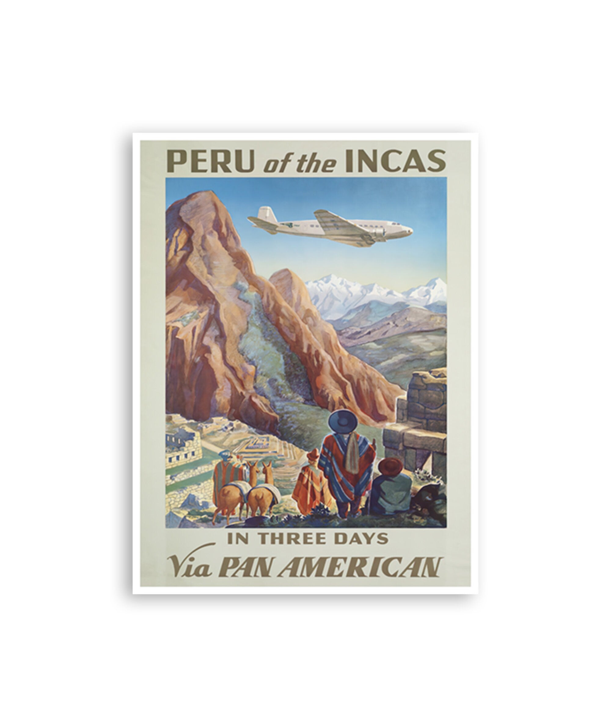 Peru Art Print Travel Poster Home Decor (ZT289)