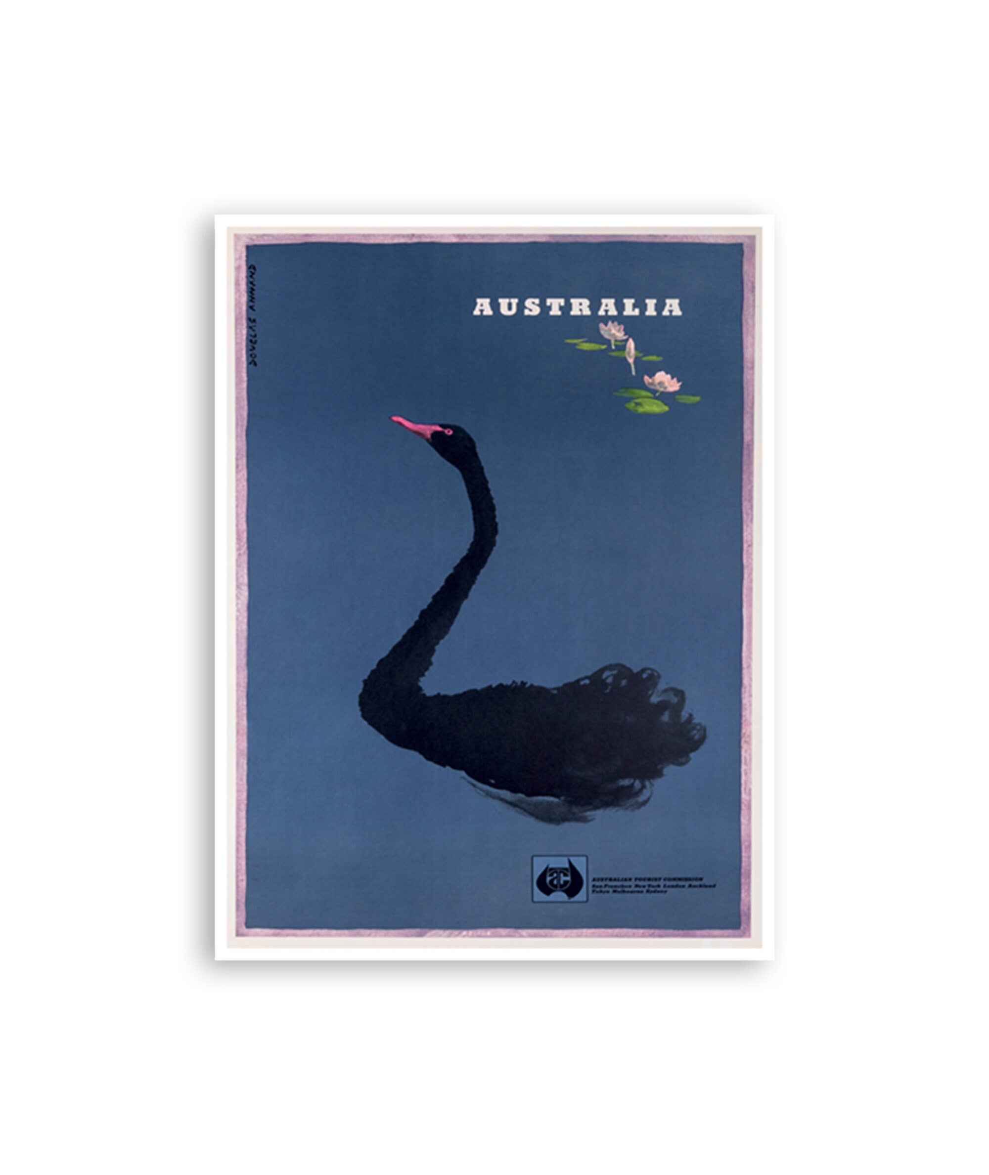 Iconic Australia Art Australian Travel Print Retro Poster (XR2087)