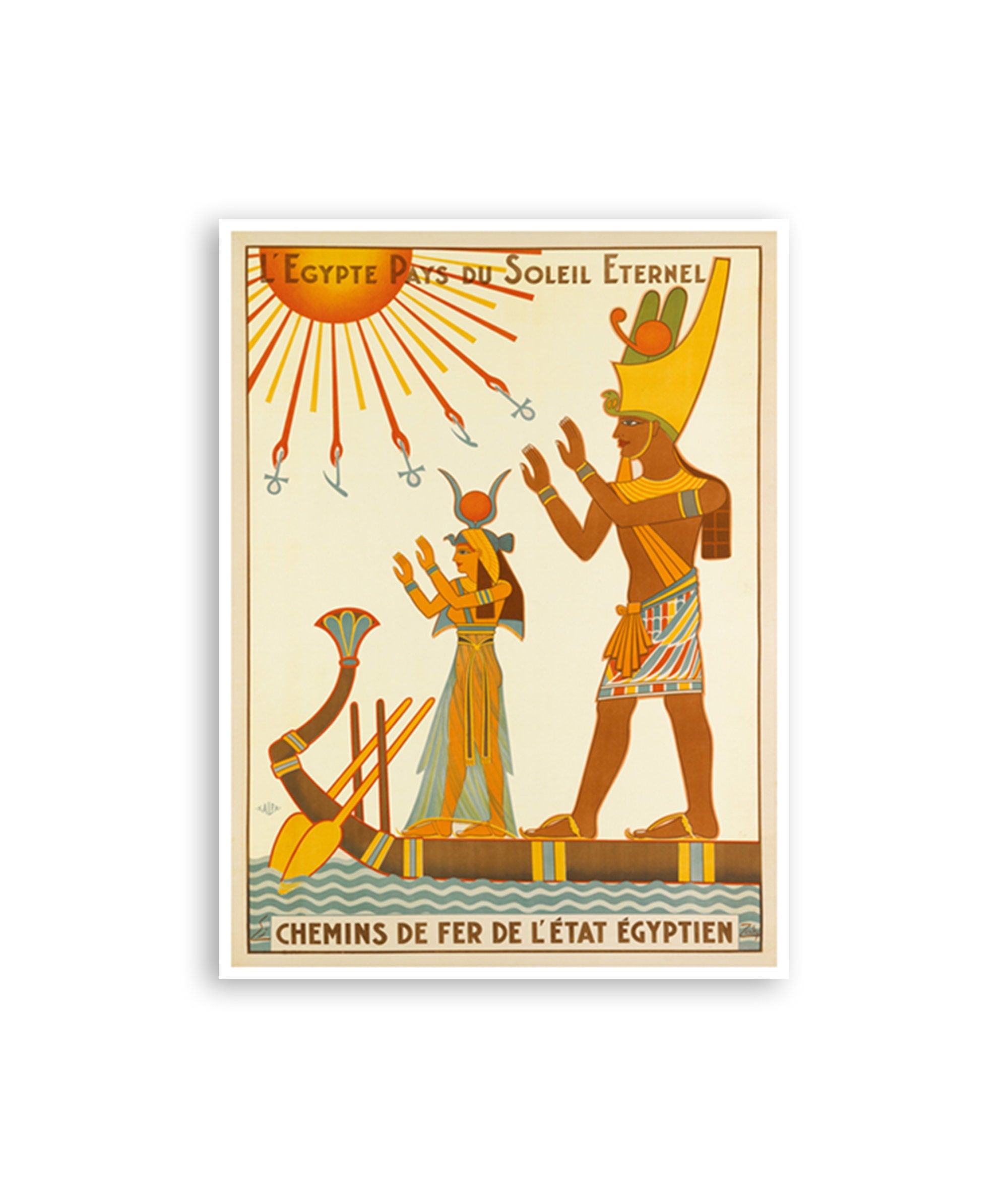 Egypt Art Travel Poster Egyptian Print Home Decor (XR2760)