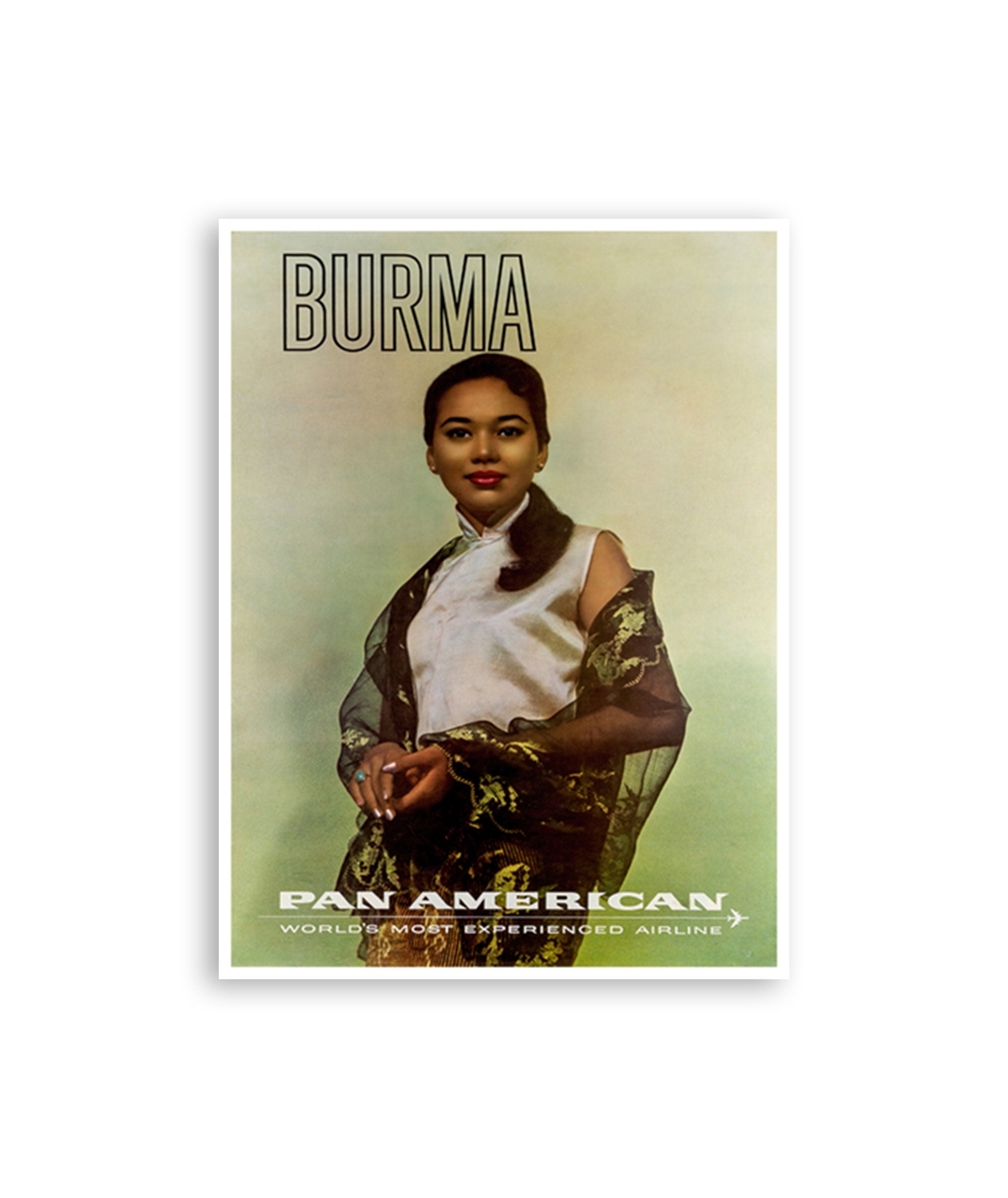 Myanmar art Burma Travel Poster Asian Decor (H1301)