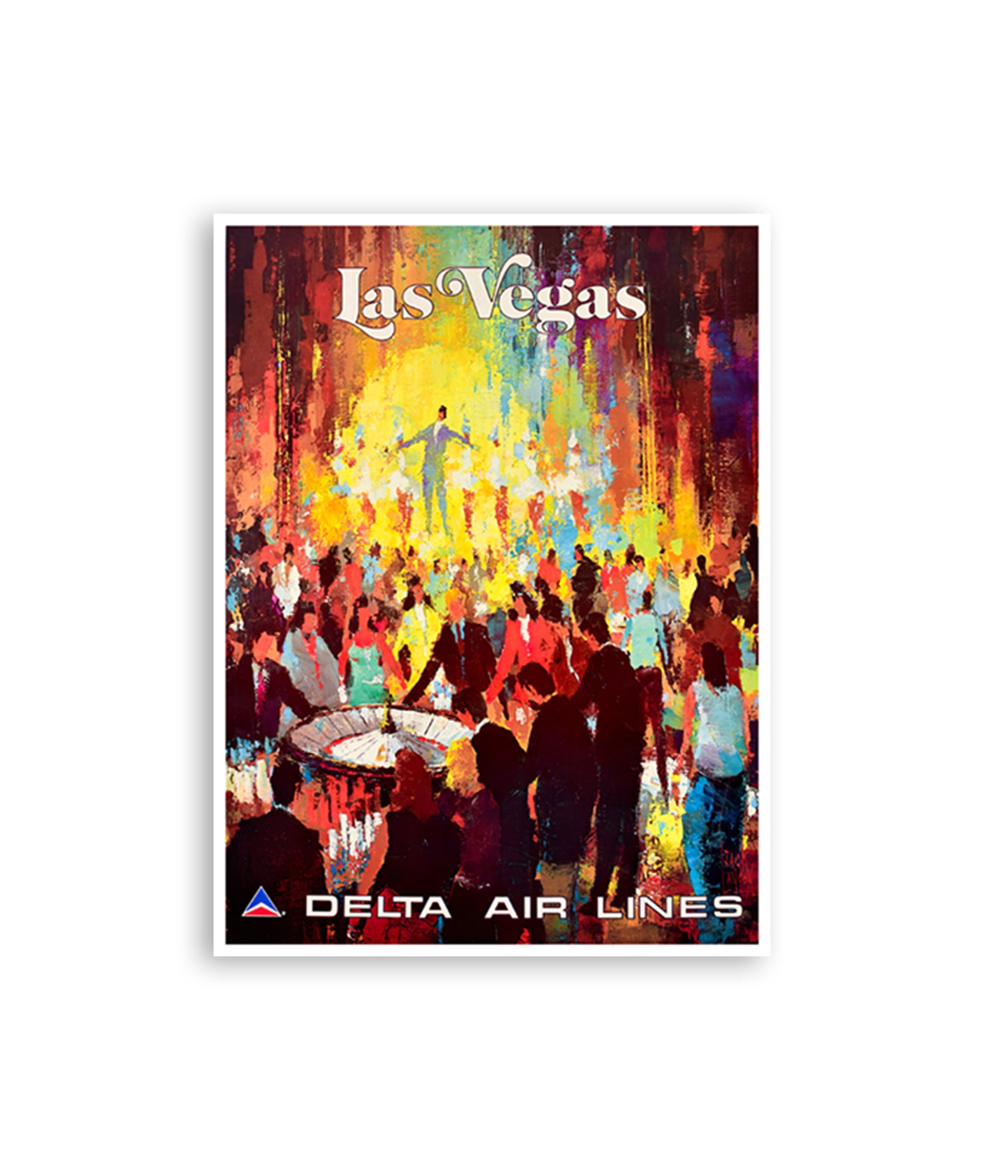 Vintage Las Vegas Art Casino Poster Retro Nevada Print (H1353)