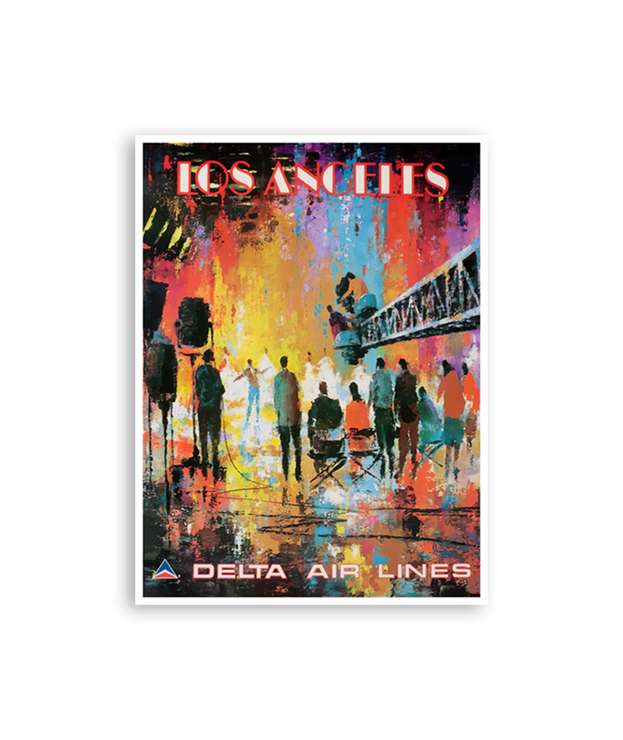 Los Angeles Print California Poster Vintage Travel Art (XR4340)
