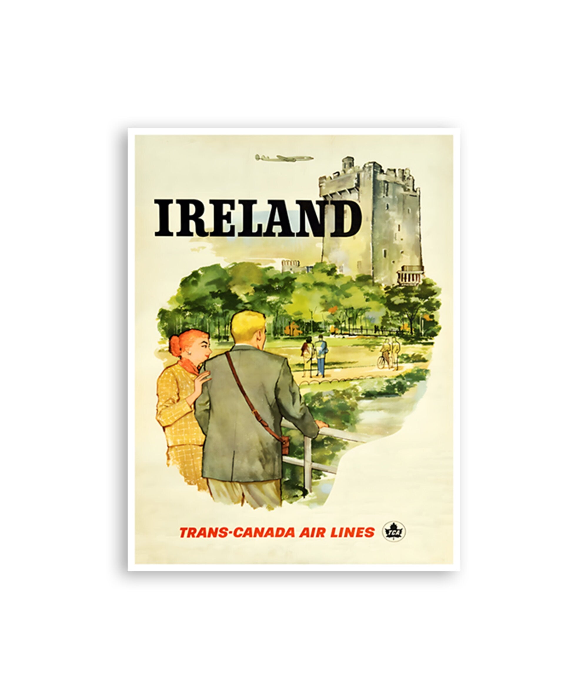 Vintage Ireland Art Print Travel Poster Irish Gift Home Decor (XR4406)