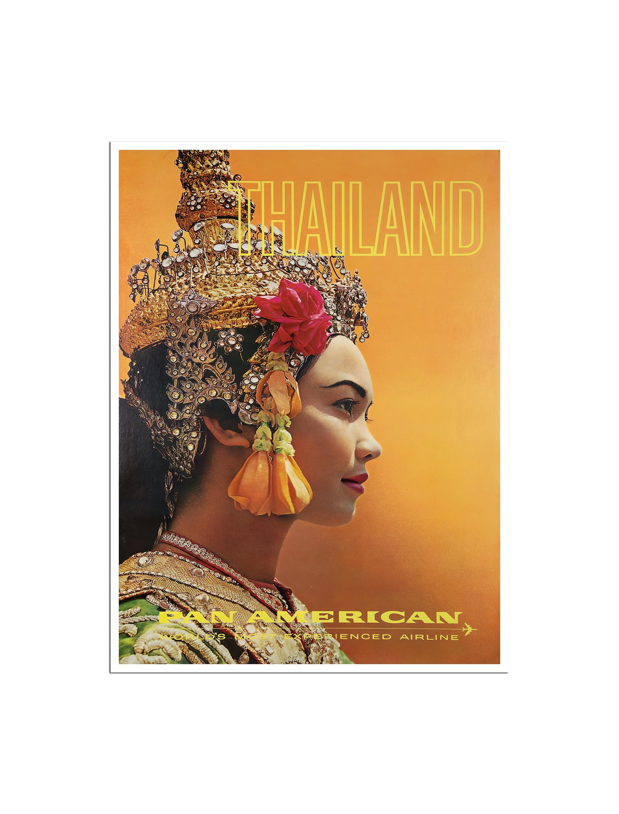 Thailand Art Vintage Travel Poster Asian Gift Print (H1512)