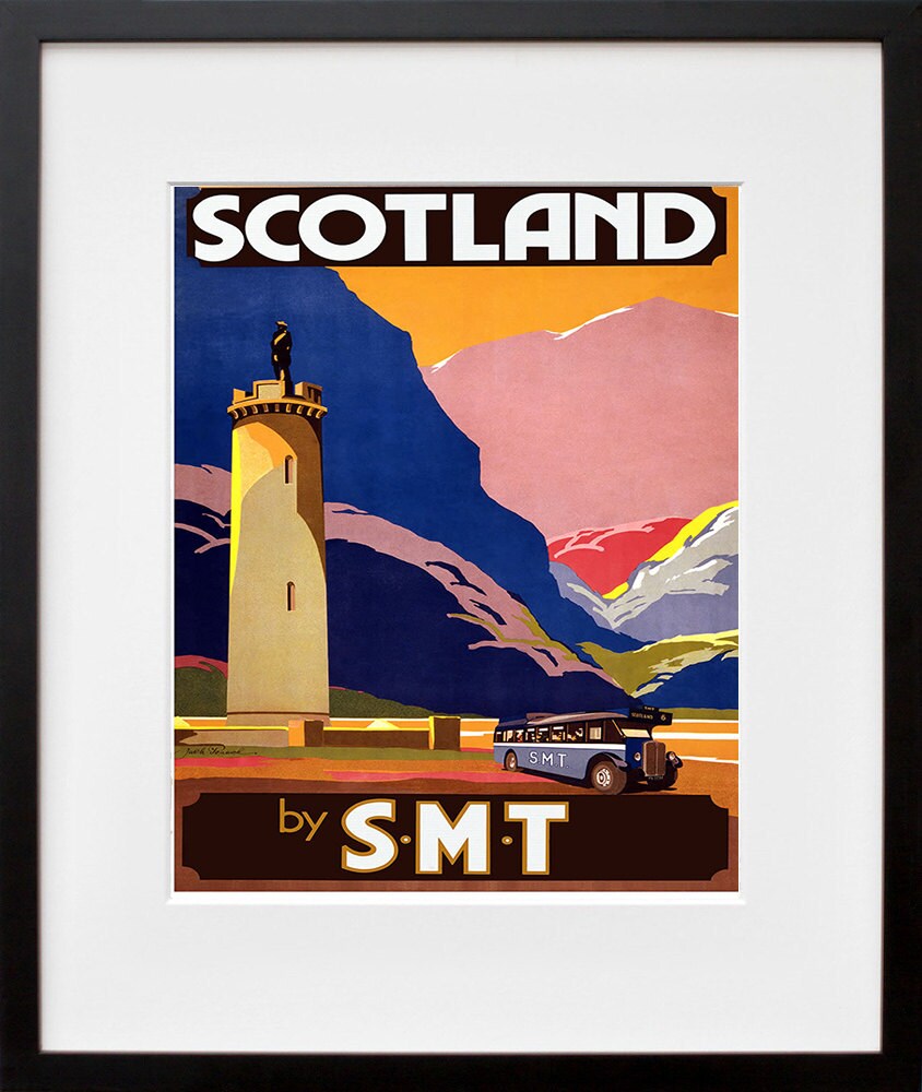 Scotland Travel Art Print Vintage Poster (TR10)