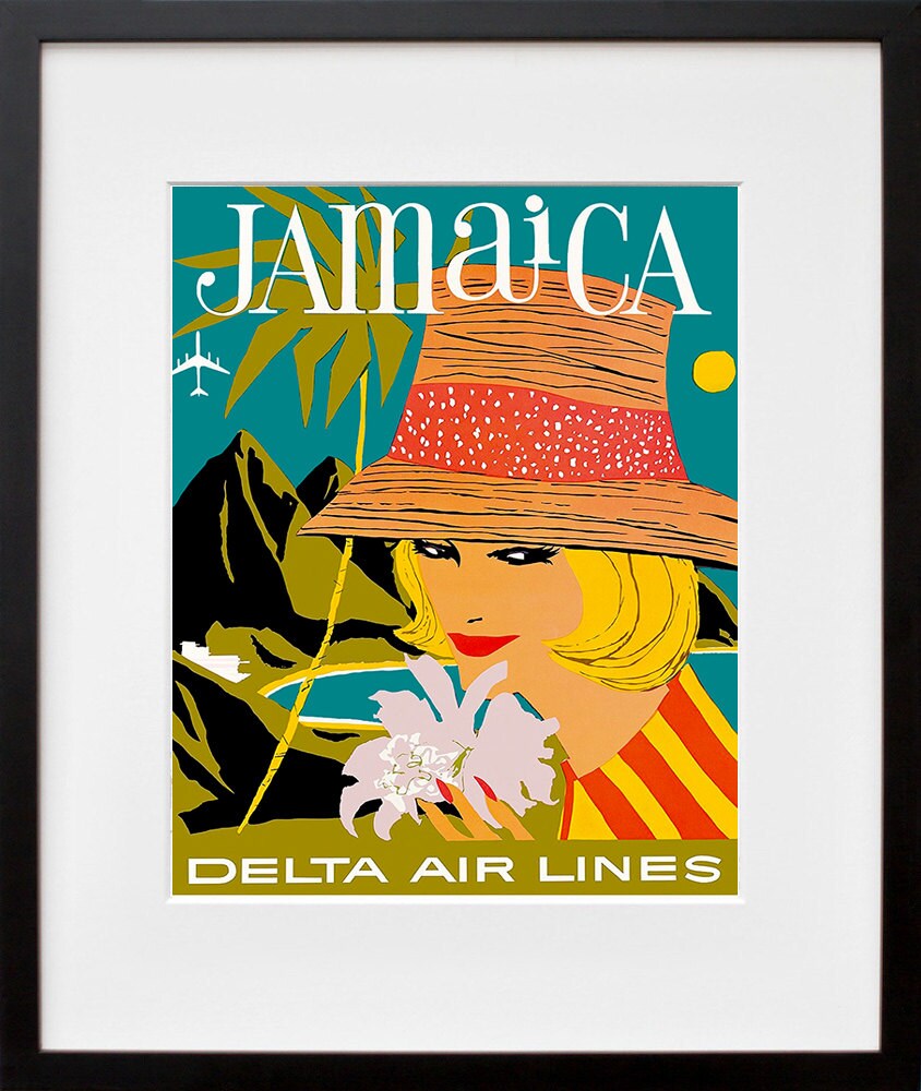 Travel Art Print Jamaica Advertising Poster (TR23)