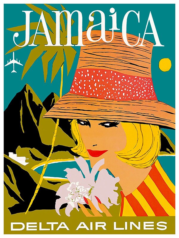 Travel Art Print Jamaica Advertising Poster (TR23)
