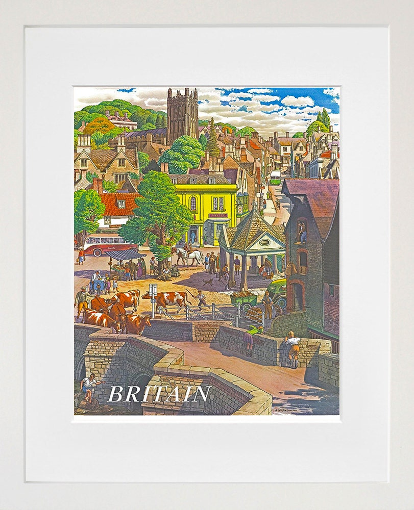 Travel Art Print Britain Advertising Poster (TR27)