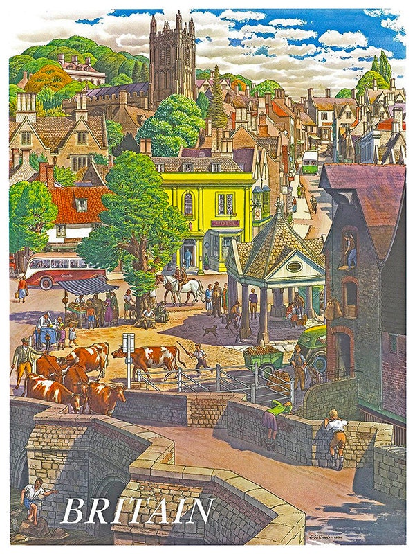 Travel Art Print Britain Advertising Poster (TR27)