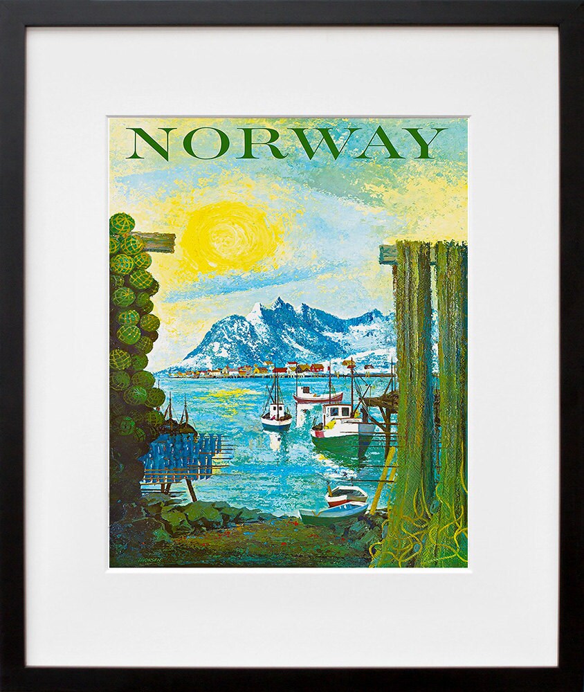 Travel Art Print Norway Advertising Poster (TR28)