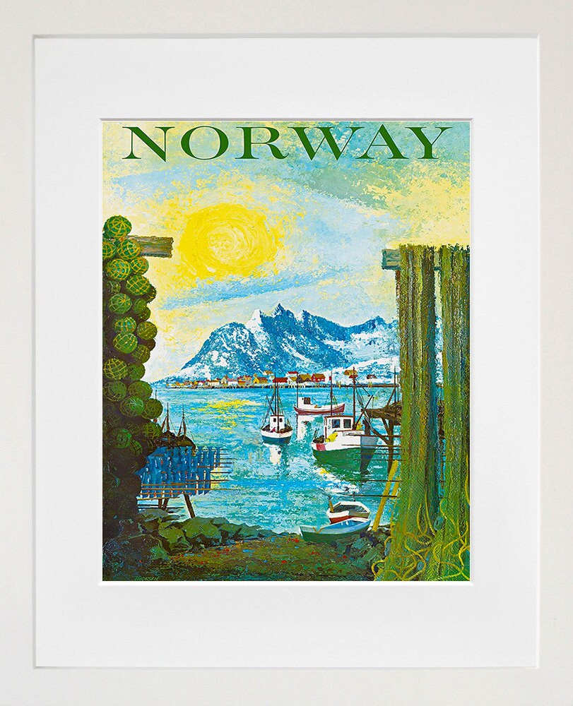 Travel Art Print Norway Advertising Poster (TR28)