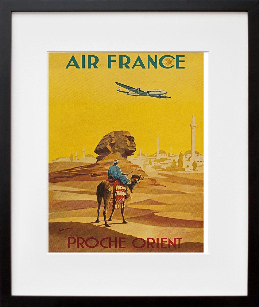 Travel Art Poster Egypt Vintage Print (TR17)