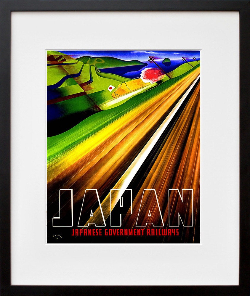 Japan Travel Poster Vintage Art Print (TR19)