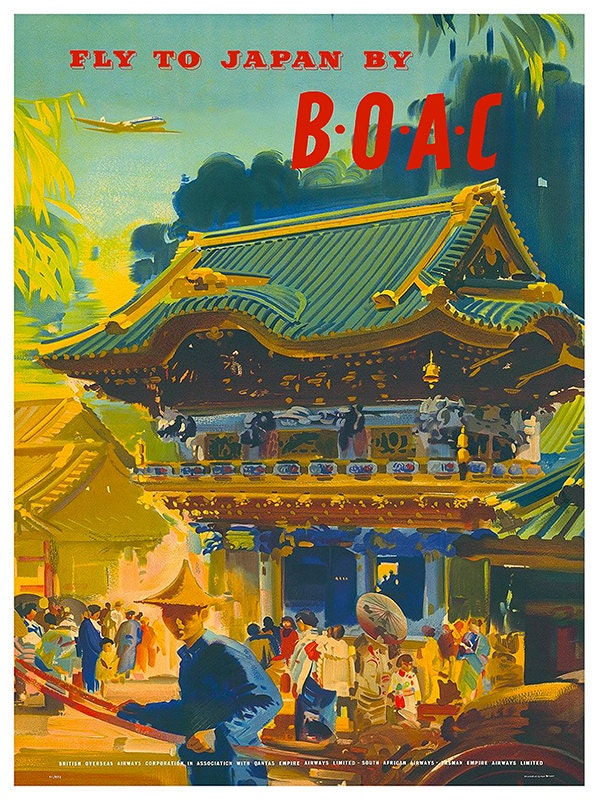 Travel Art Poster Japan Vintage Print (TR15)