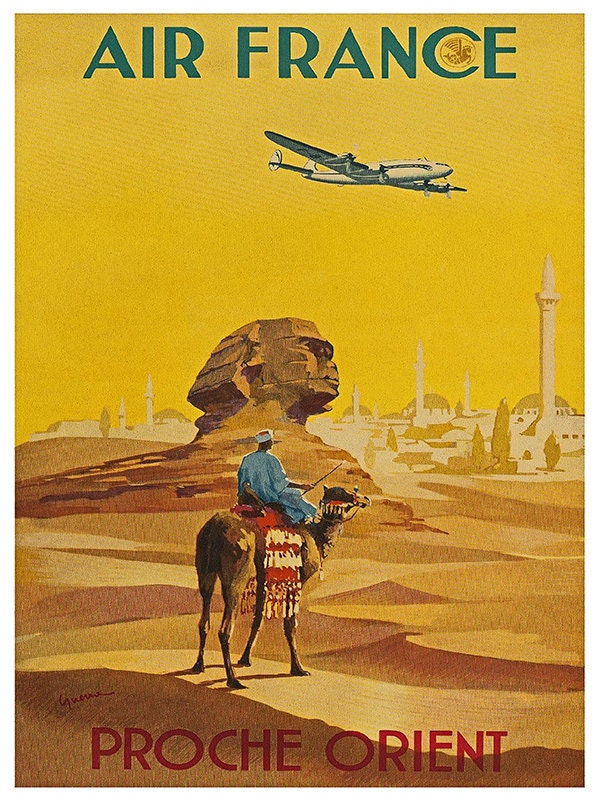 Travel Art Poster Egypt Vintage Print (TR17)